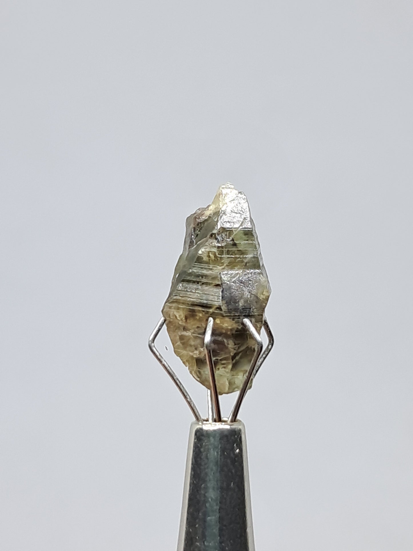 Natural Green Sapphire Crystal (Karur) Rough Stone | Mineral Specimen #SP30