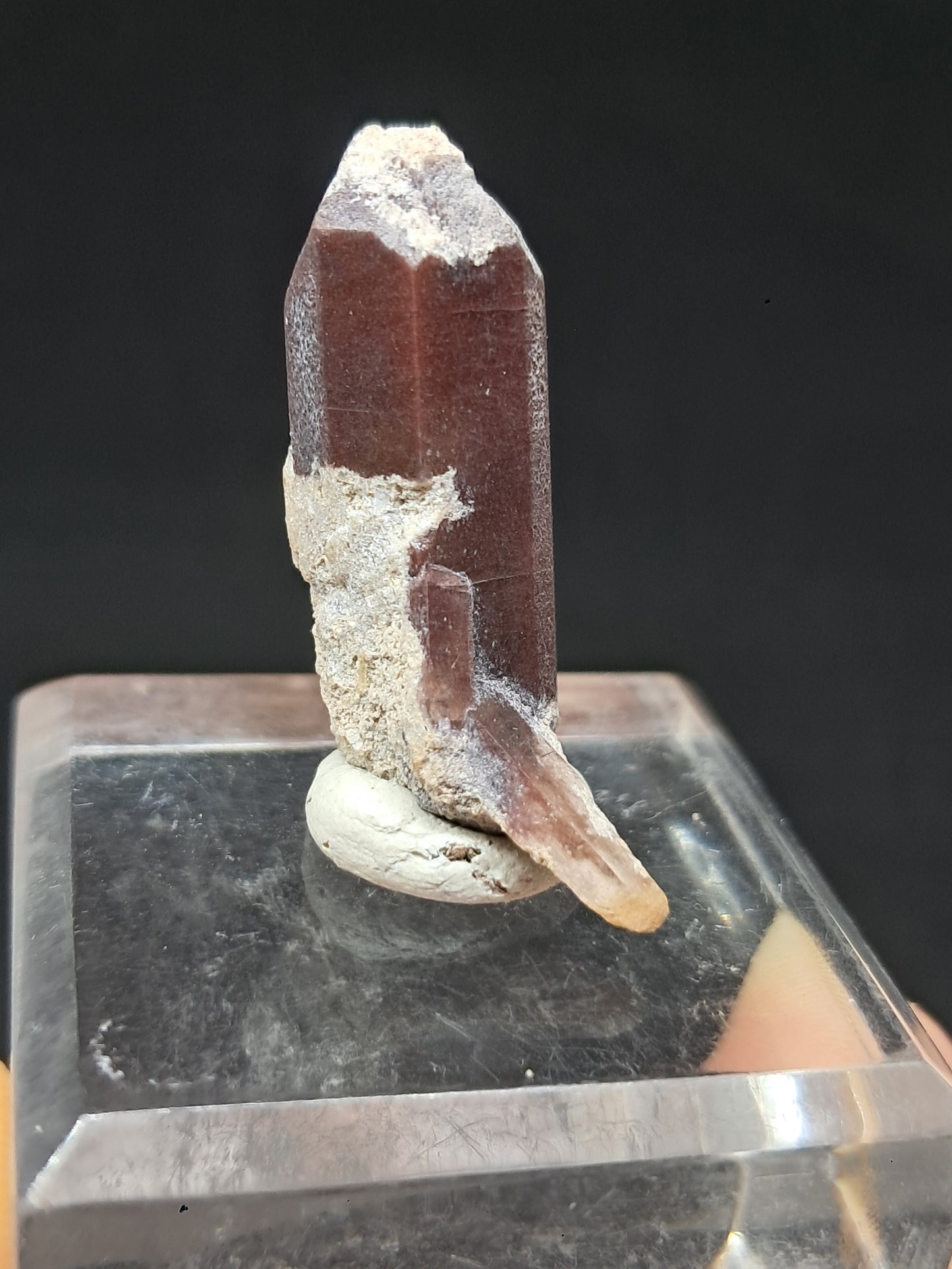 Cristal de topacio natural (México), piedra preciosa rara | Ejemplar mineral n.° TPZ19