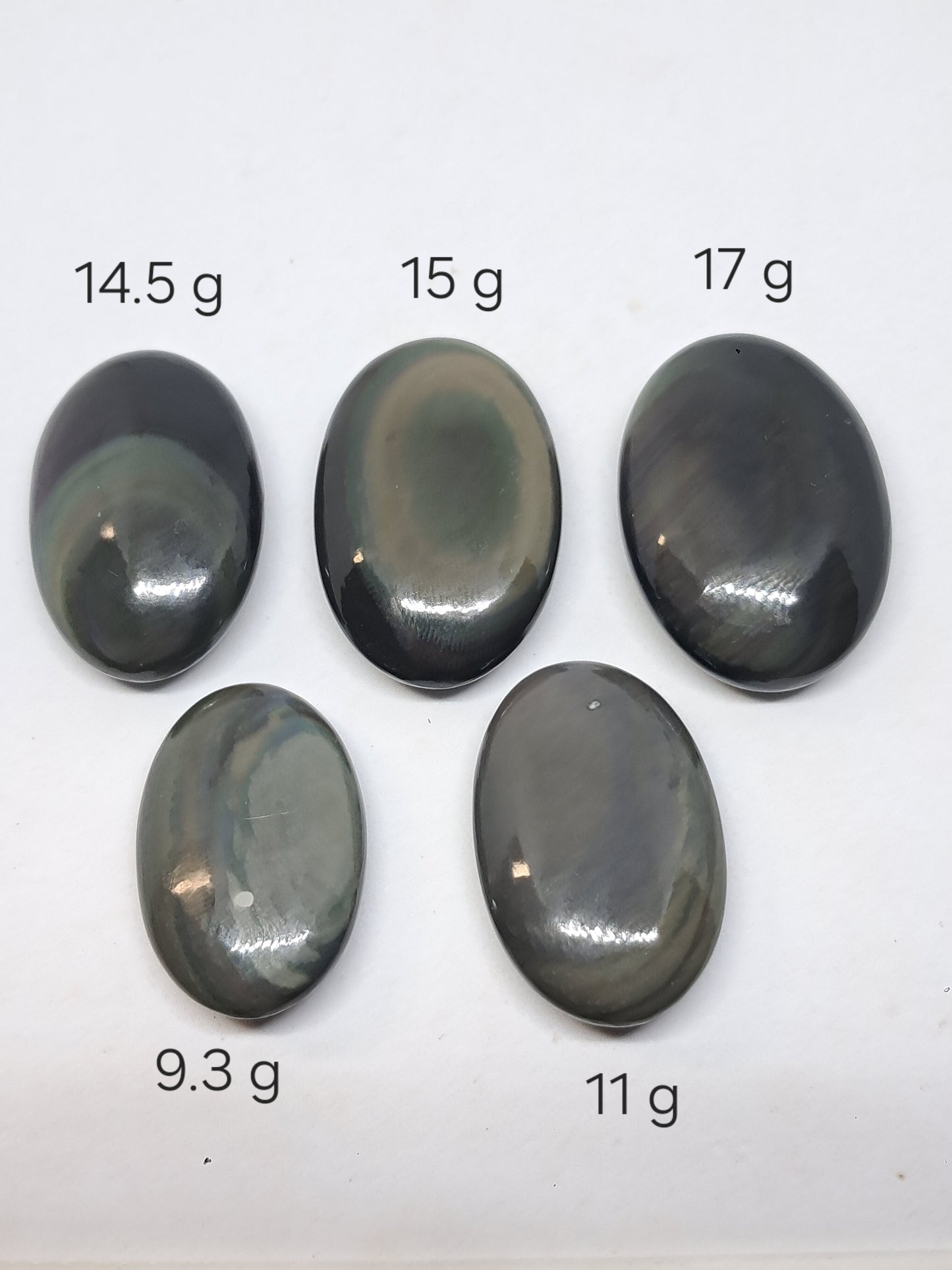 Obsidiana Arcoíris (México) Colores Concéntricos | Patrón de Ojos | Cristales Naturales Pulidos #RO2