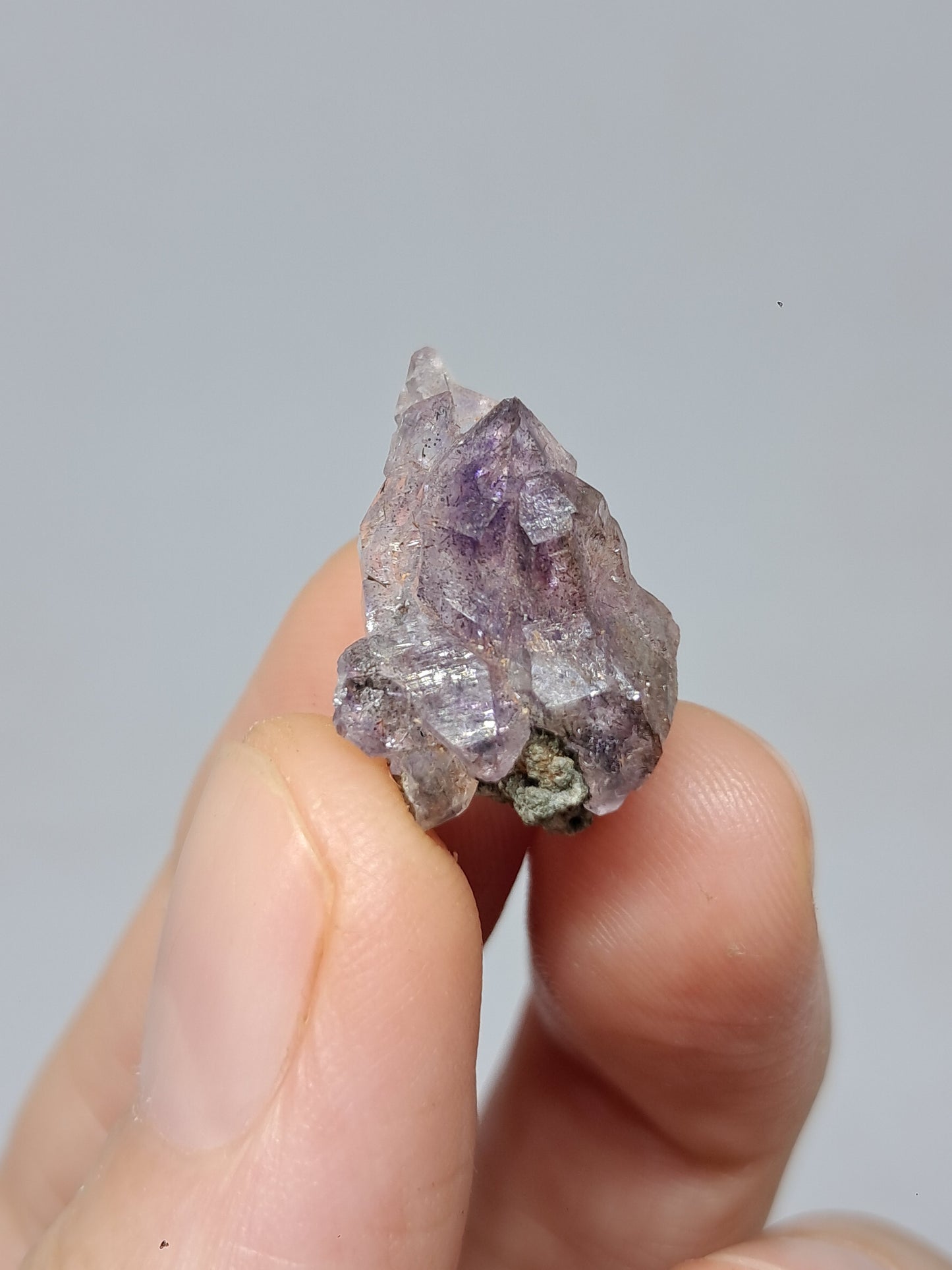 Set of 3 Amethyst from Karur w/ "Super Seven" Inclusions | Natural Crystals | Mineral Specimen #KA169