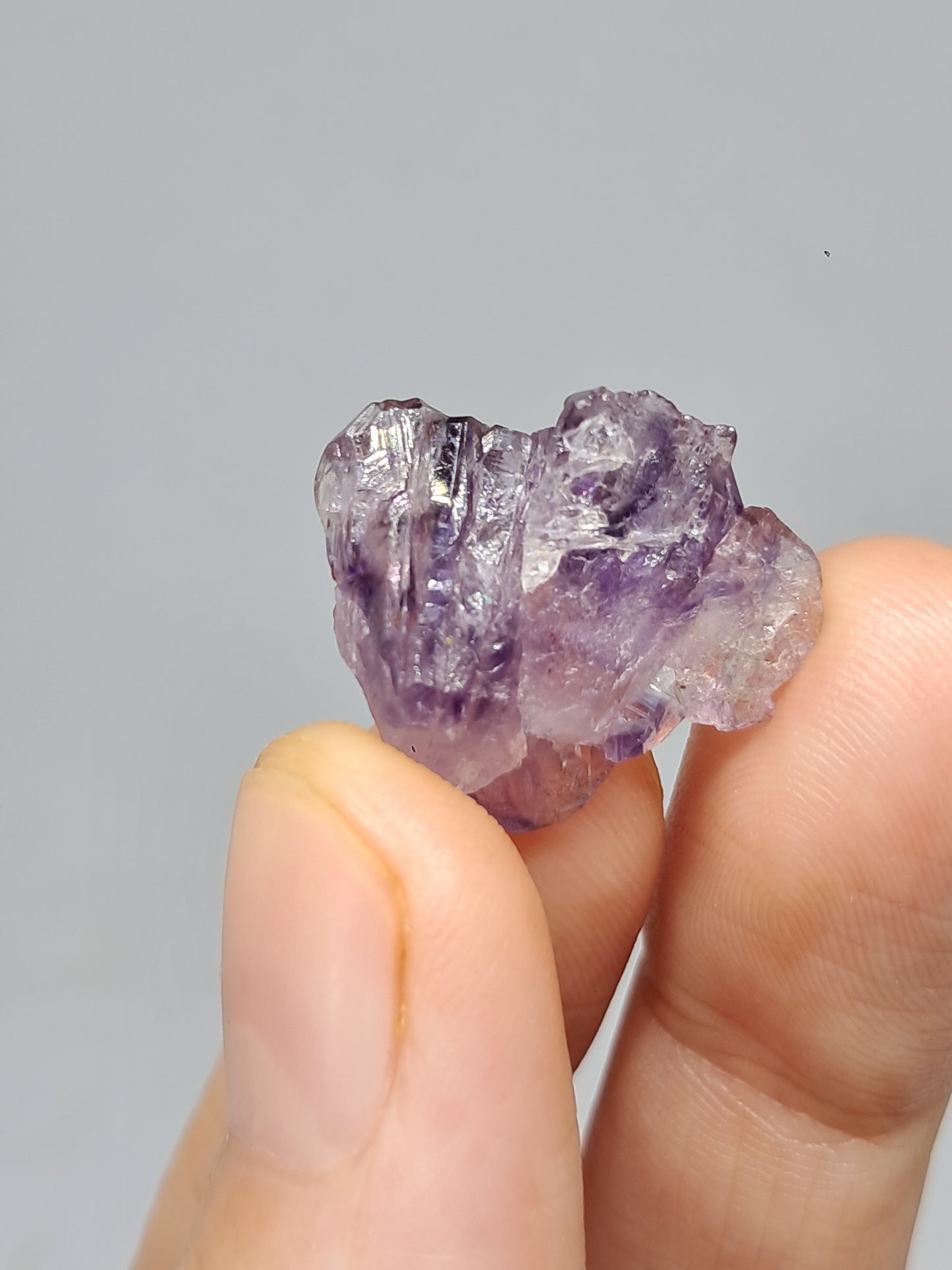Set of 3 Amethyst from Karur | Natural Crystals | Mineral Specimen #KA170