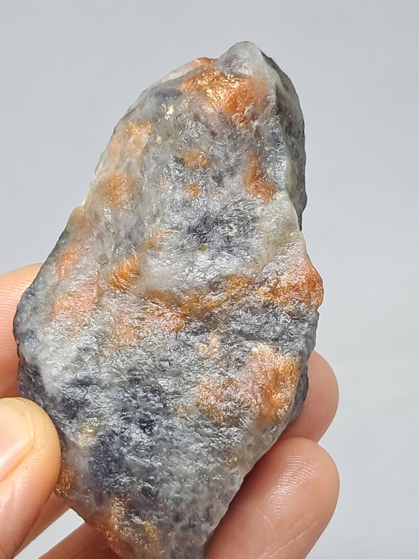 Sunstone w/ Iolite (Tamil Nadu) Rough Stone | Natural Crystal | Mineral Specimen #SI16
