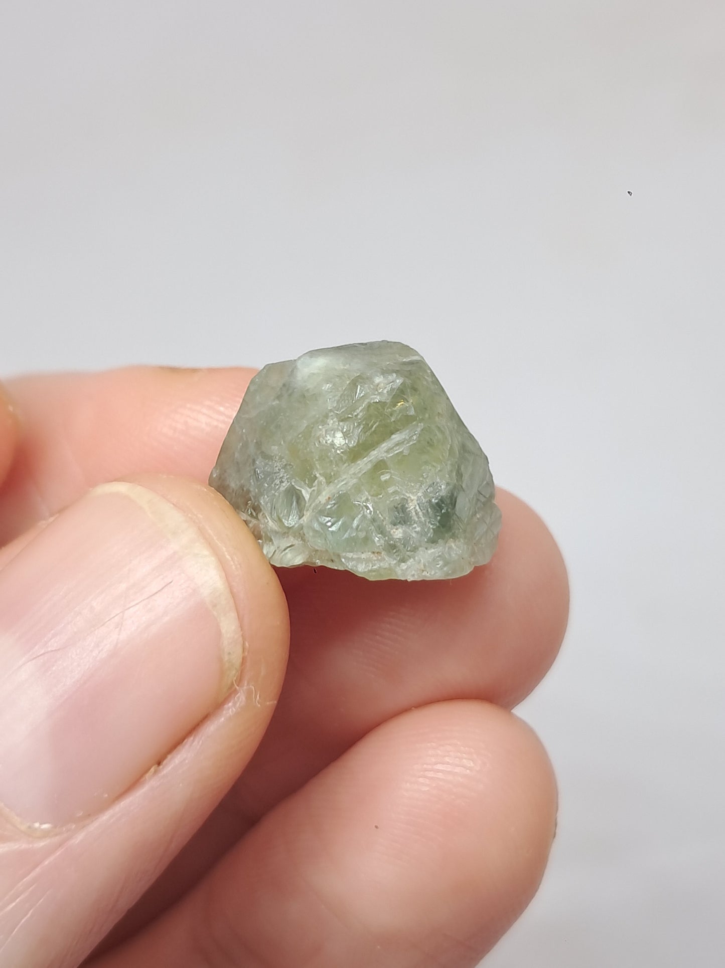Natural Greenish-Blue *Teal* Sapphire Crystal (Karur) Rough Stone | Mineral Specimen #SP34