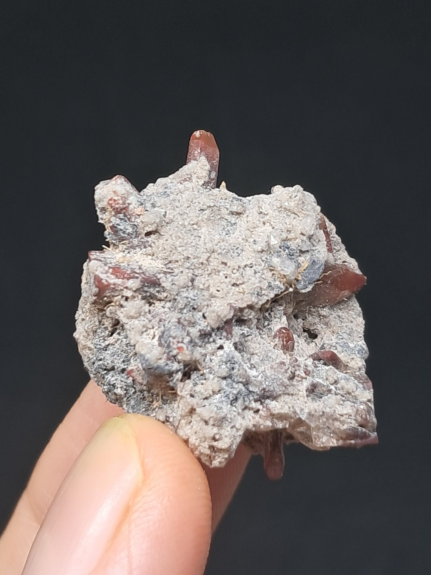 Cristales de topacio natural en matriz (México), piedra preciosa rara | Ejemplar mineral n.° TPZ21