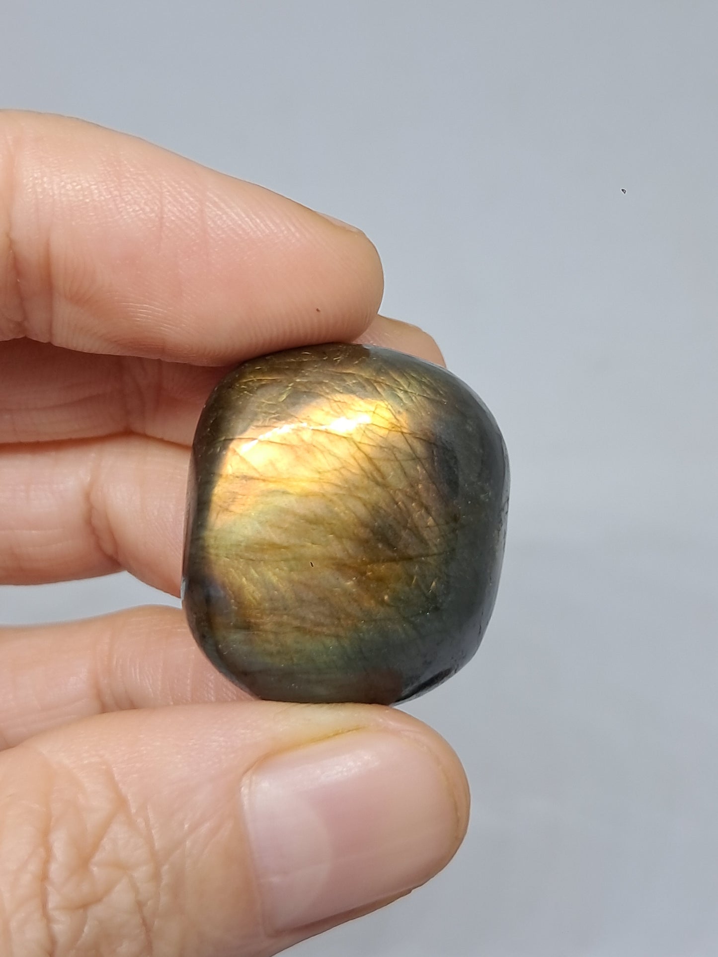 Labradorite Tumbled Stones | Natural Polished Crystal | Good Flash | Great Iridiscence #LB4