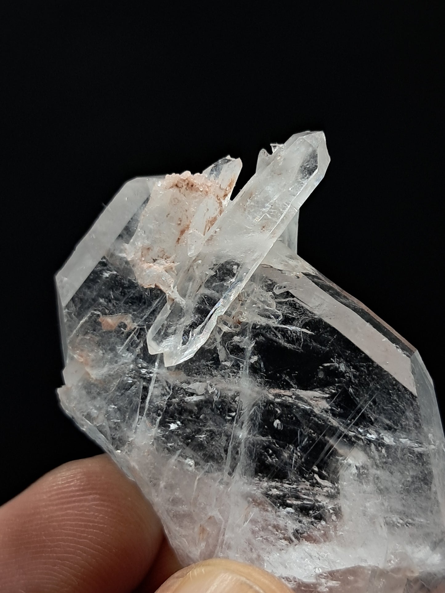 Punta Natural de Cuarzo Claro de la Formación Faden (Santander, Colombia) | Ejemplar Mineral n.° COQ9