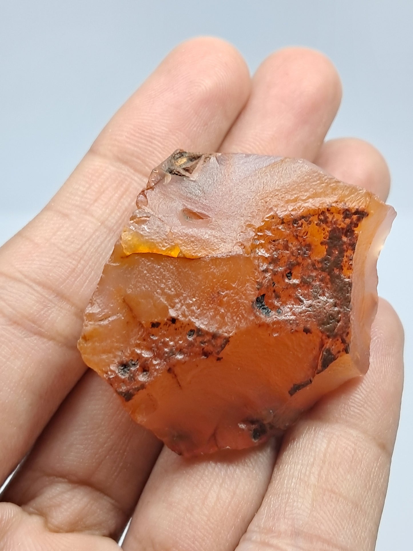 Rough Carnelian (India) Raw Stone | Natural Crystal | Mineral Specimen #CRN3