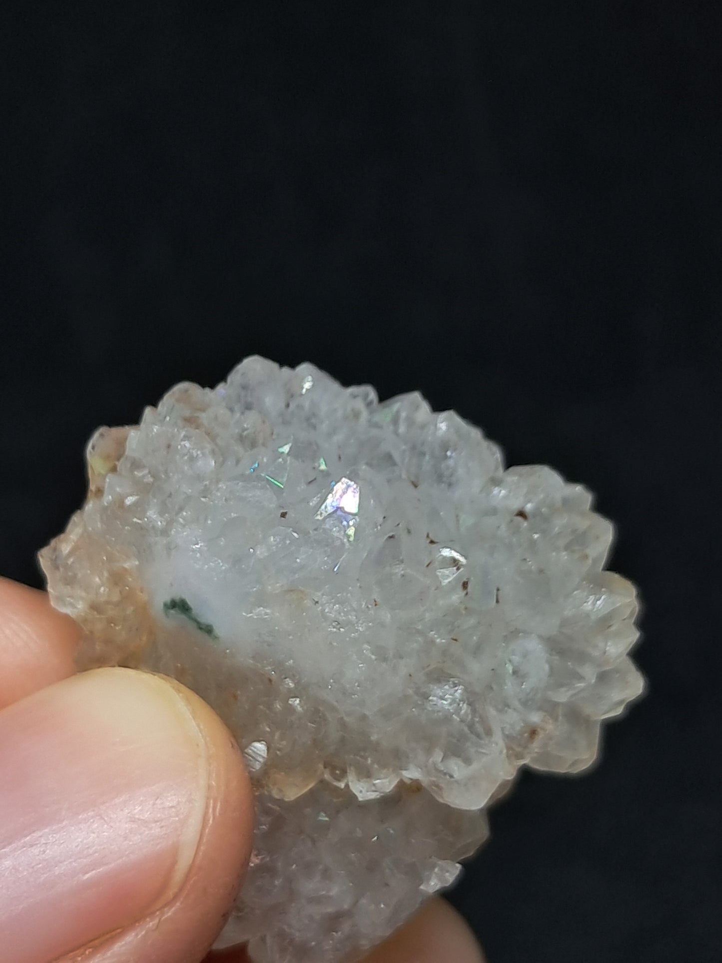 Iris Quartz Stalactite (Anandalite)(Non-precious stone) #AQ23