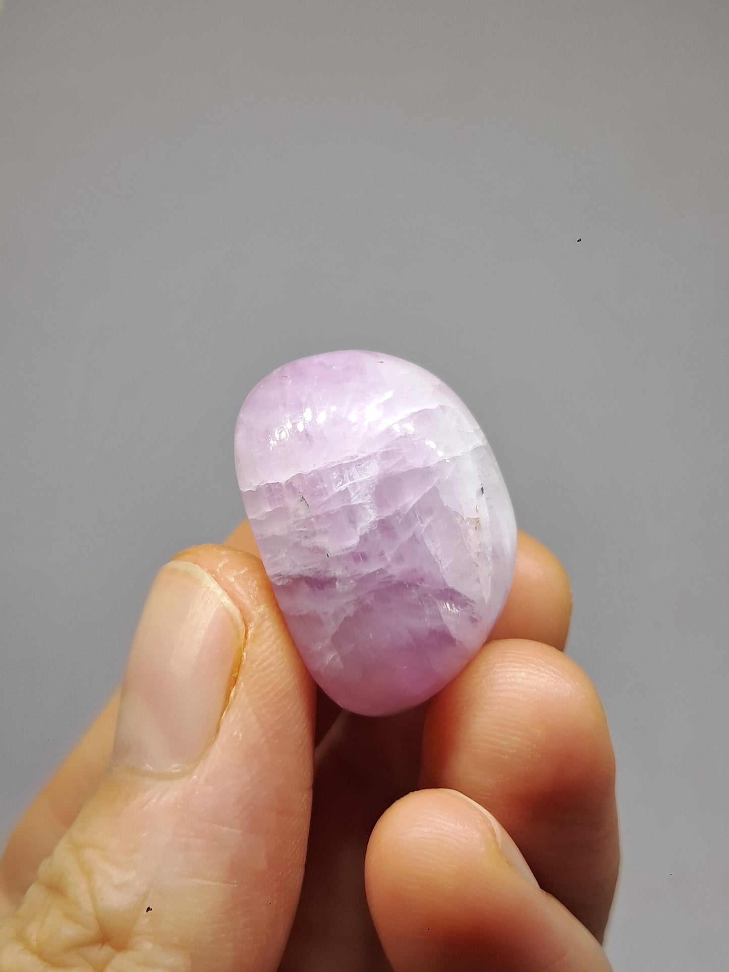 Piedras pulidas de kunzita (Madagascar) | Cristales naturales #KZ4