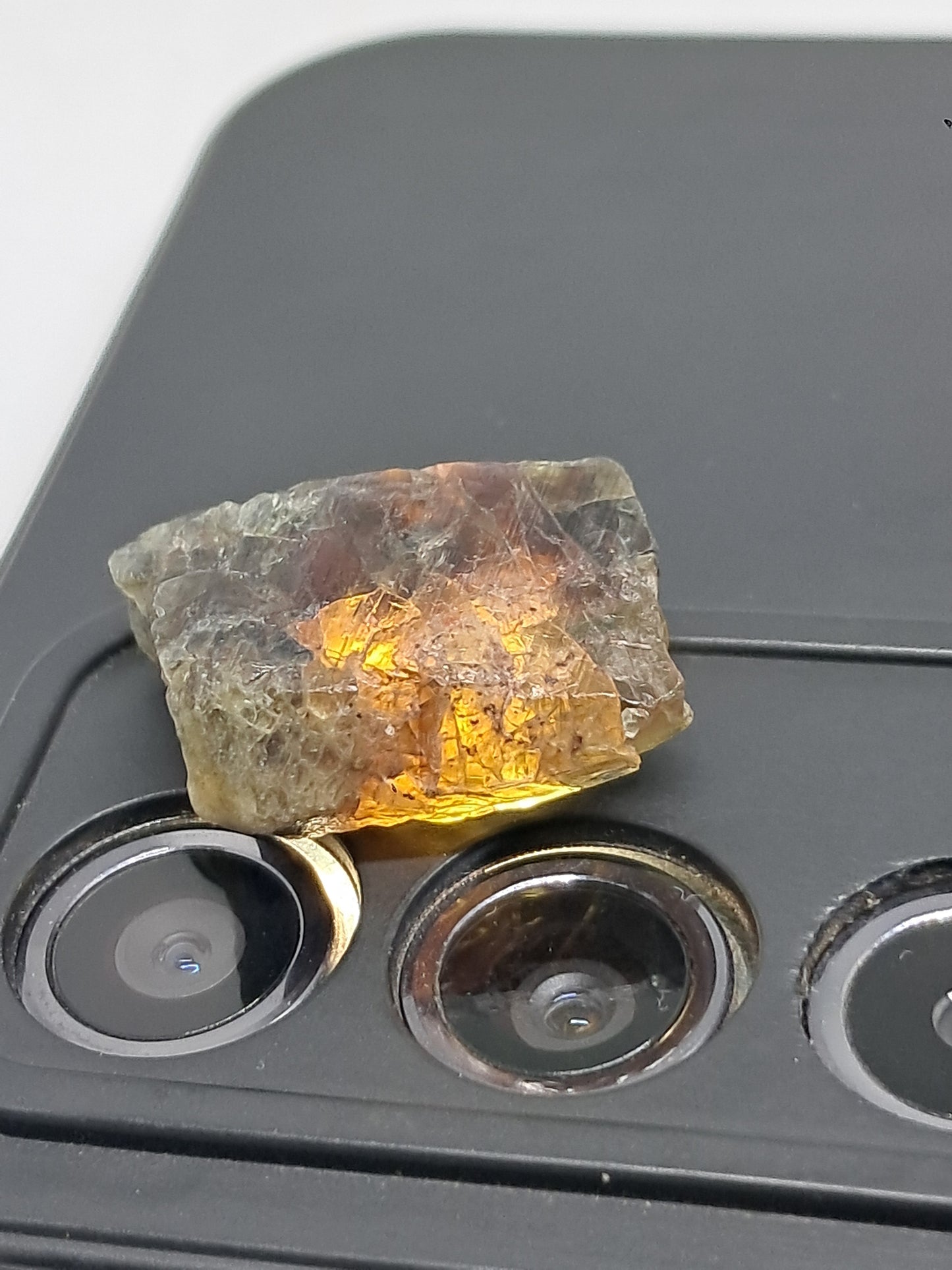 Natural Green Sapphire Crystal (Karur) Rough Stone | Mineral Specimen #SP24