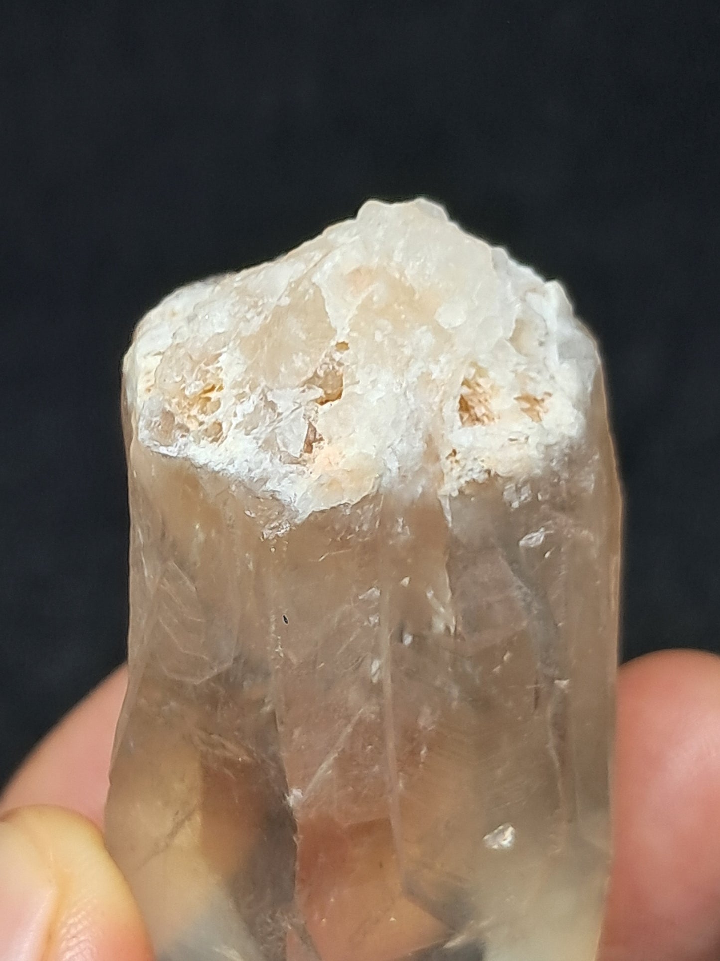 Natural Citrine "Kundalini" (Democratic Republic of Congo) Crystal Point | Mineral Specimen #CTN18