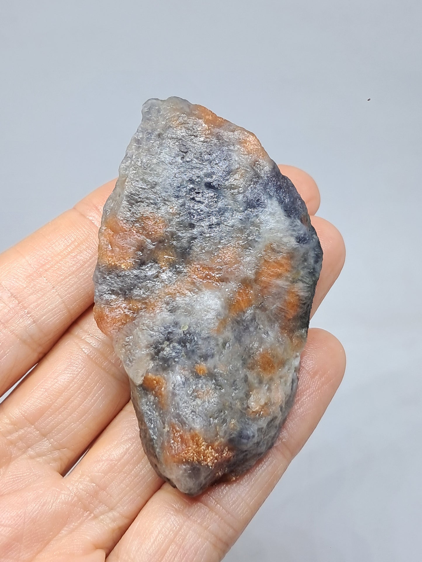 Sunstone w/ Iolite (Tamil Nadu) Rough Stone | Natural Crystal | Mineral Specimen #SI16