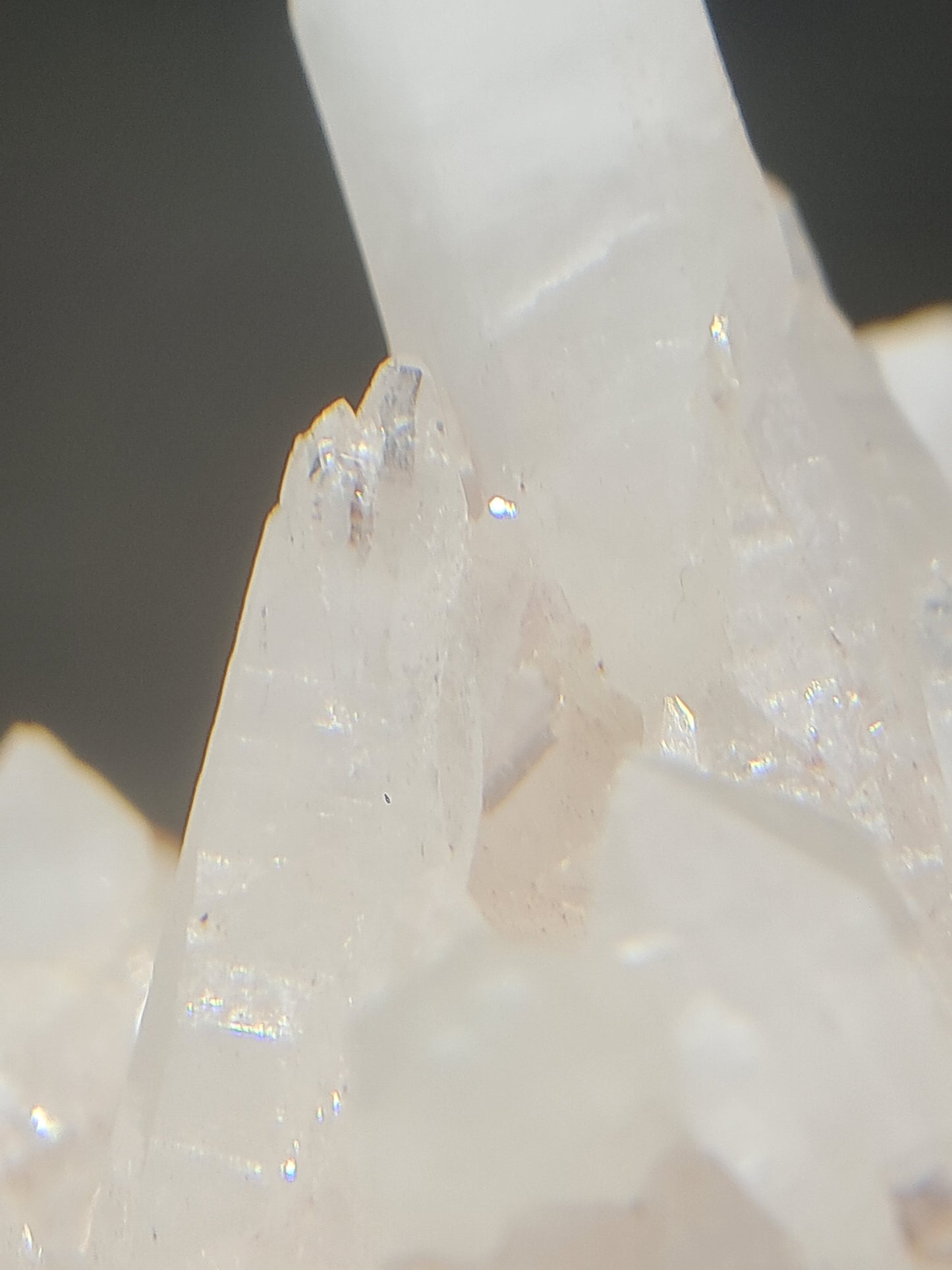 Quartz Cluster with White Chlorite (Himachal pradesh) | Milky Crystal #CH41
