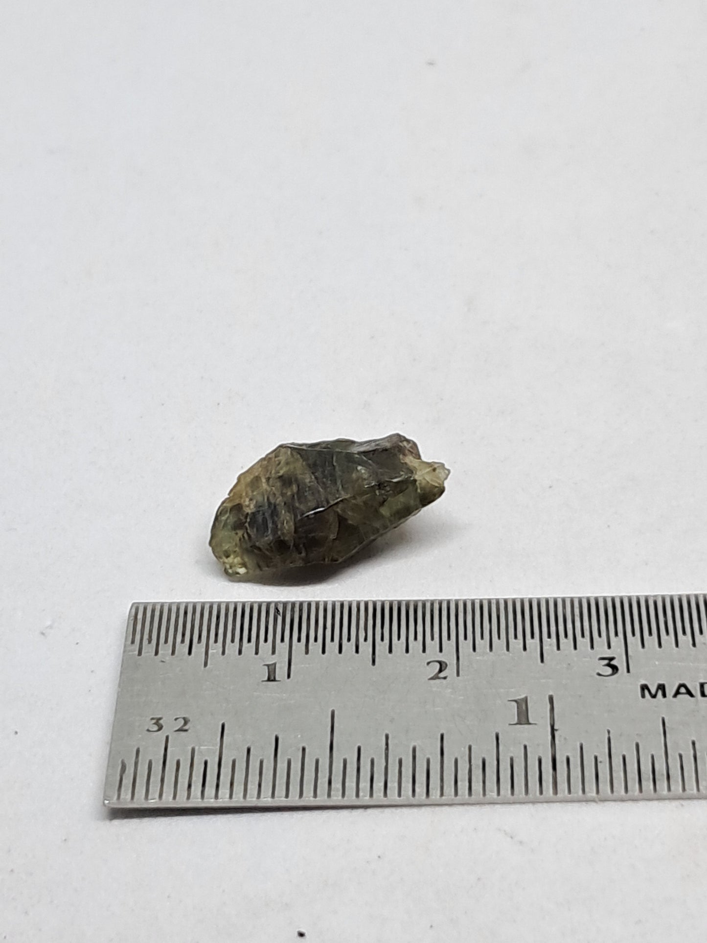 Natural Green Sapphire Crystal (Karur) Rough Stone | Mineral Specimen #SP30