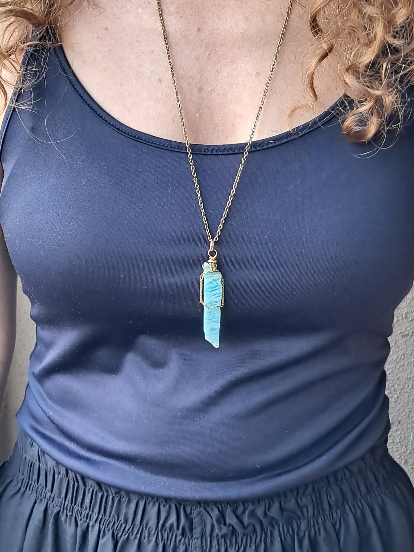 Amazonite Pendant #JL12