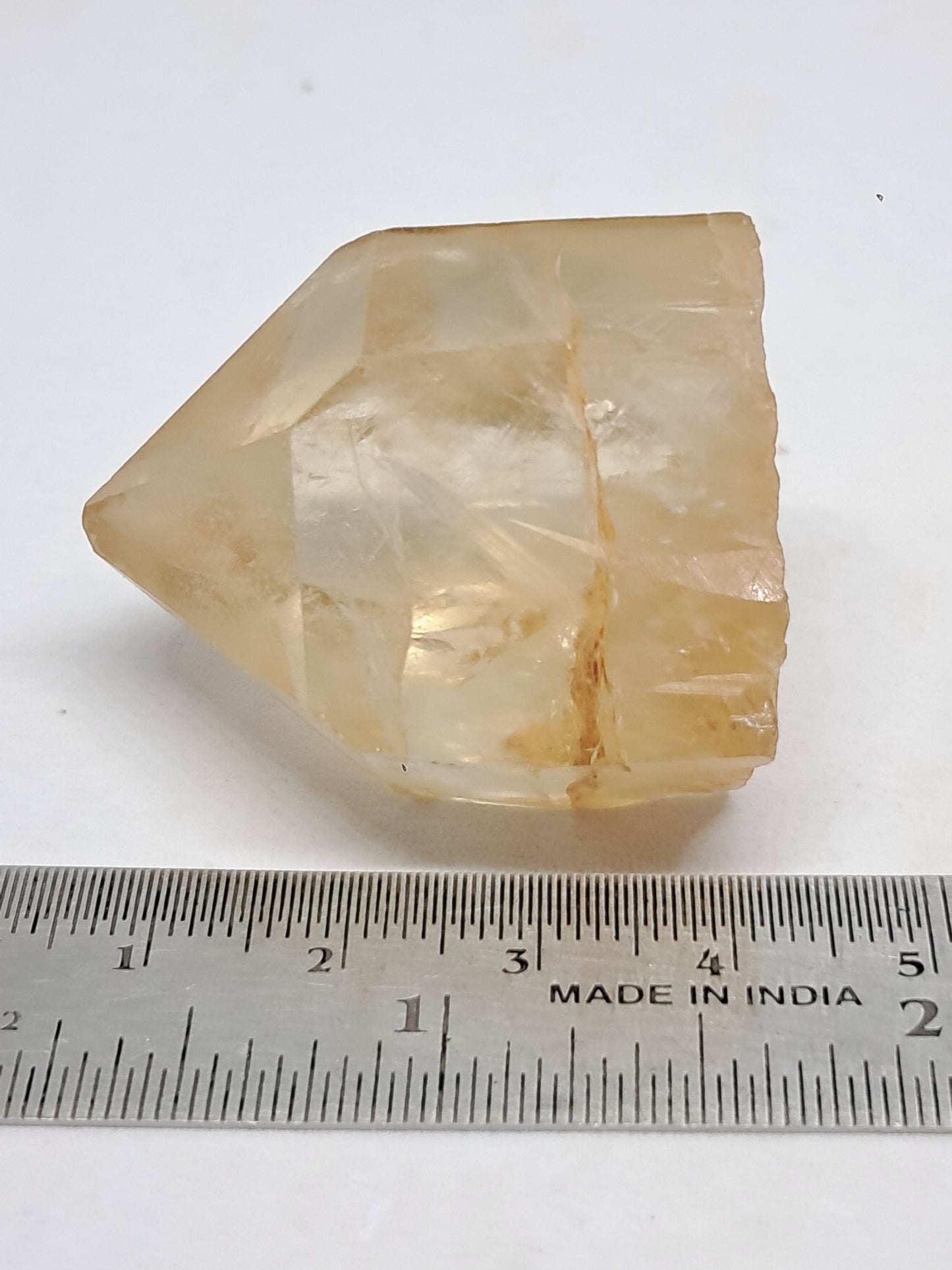 Natural Citrine "Kundalini" (Democratic Republic of Congo) Crystal Point | Mineral Specimen #CTN21