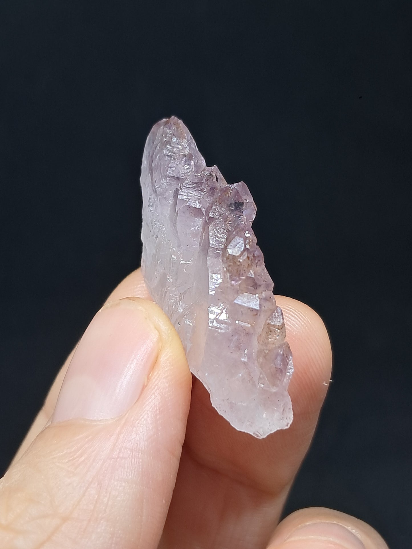 Elestial Amethyst w/ "Super Seven" inclusions (Karur) Crystal Cluster | Natural Stone | Mineral Specimen #KA88