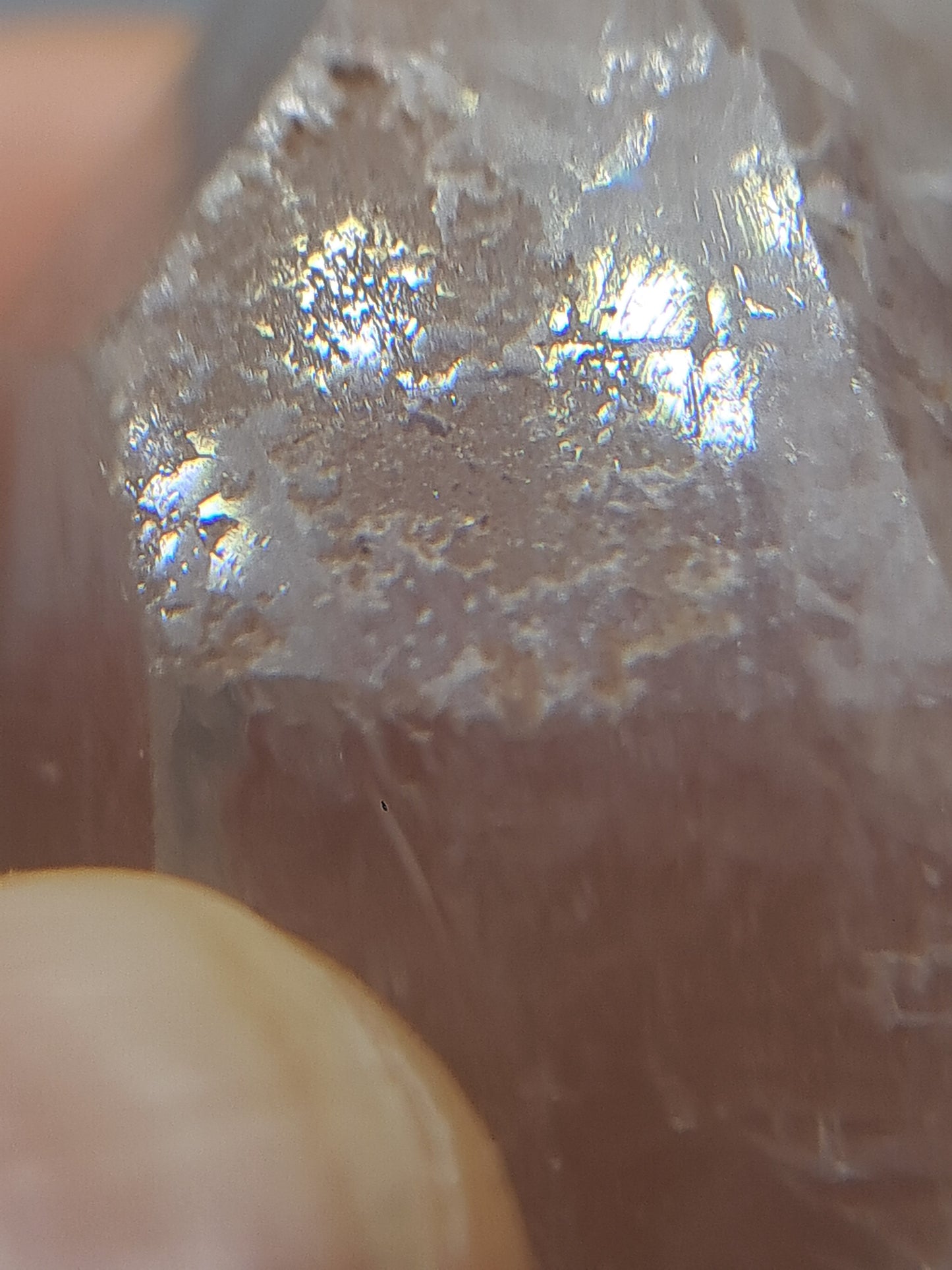 Himalayan Quartz Self-healed Crystal (Himachal Pradesh) | Mineral Specimen #CH39