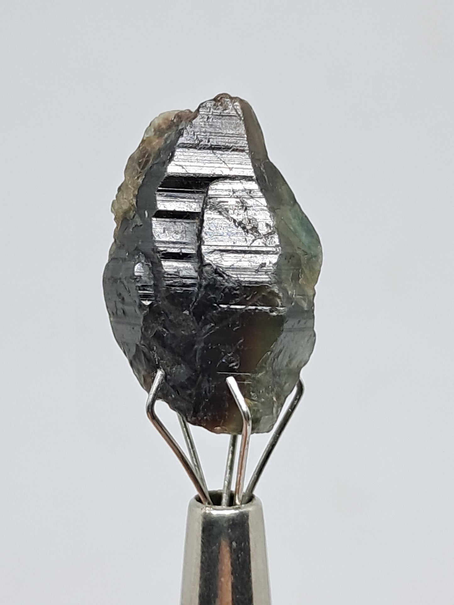Natural Greenish-Blue *Teal* Sapphire Crystal (Karur) Rough Stone | Mineral Specimen #SP20