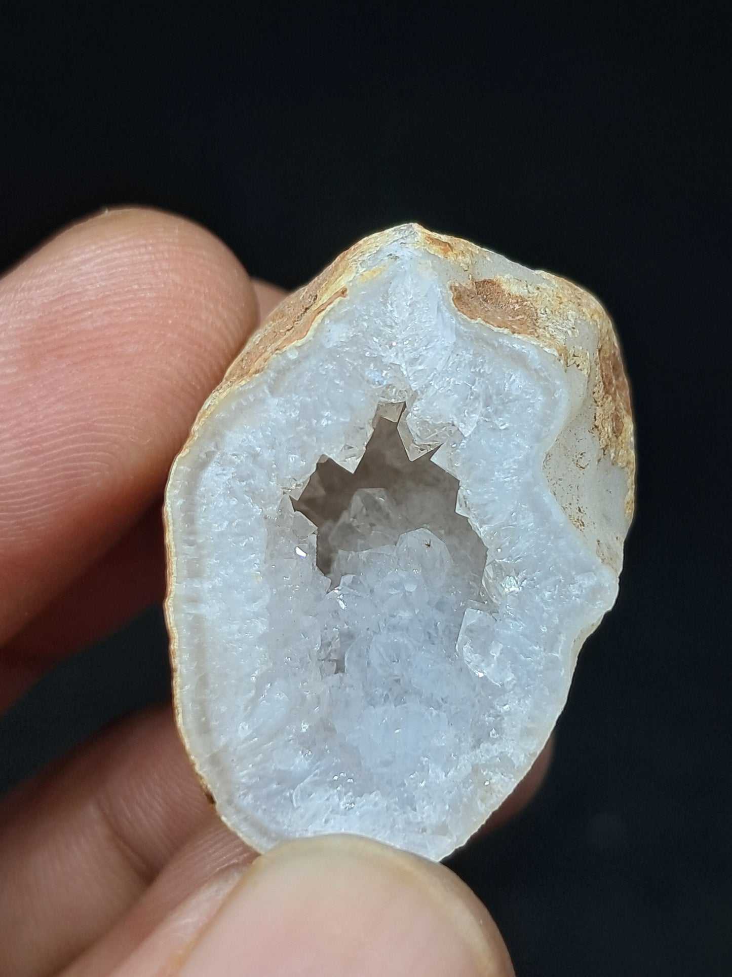 Quartz Geode (Ajanta) | Deep Cavity | Natural Crystal | Big Points #GD23