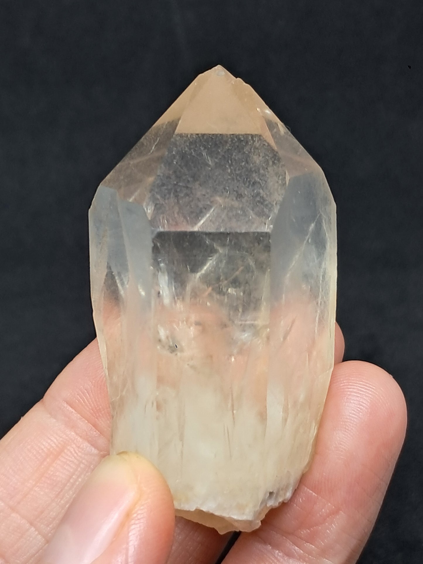 Natural Citrine "Kundalini" (Democratic Republic of Congo) Crystal Point | Mineral Specimen #CTN18