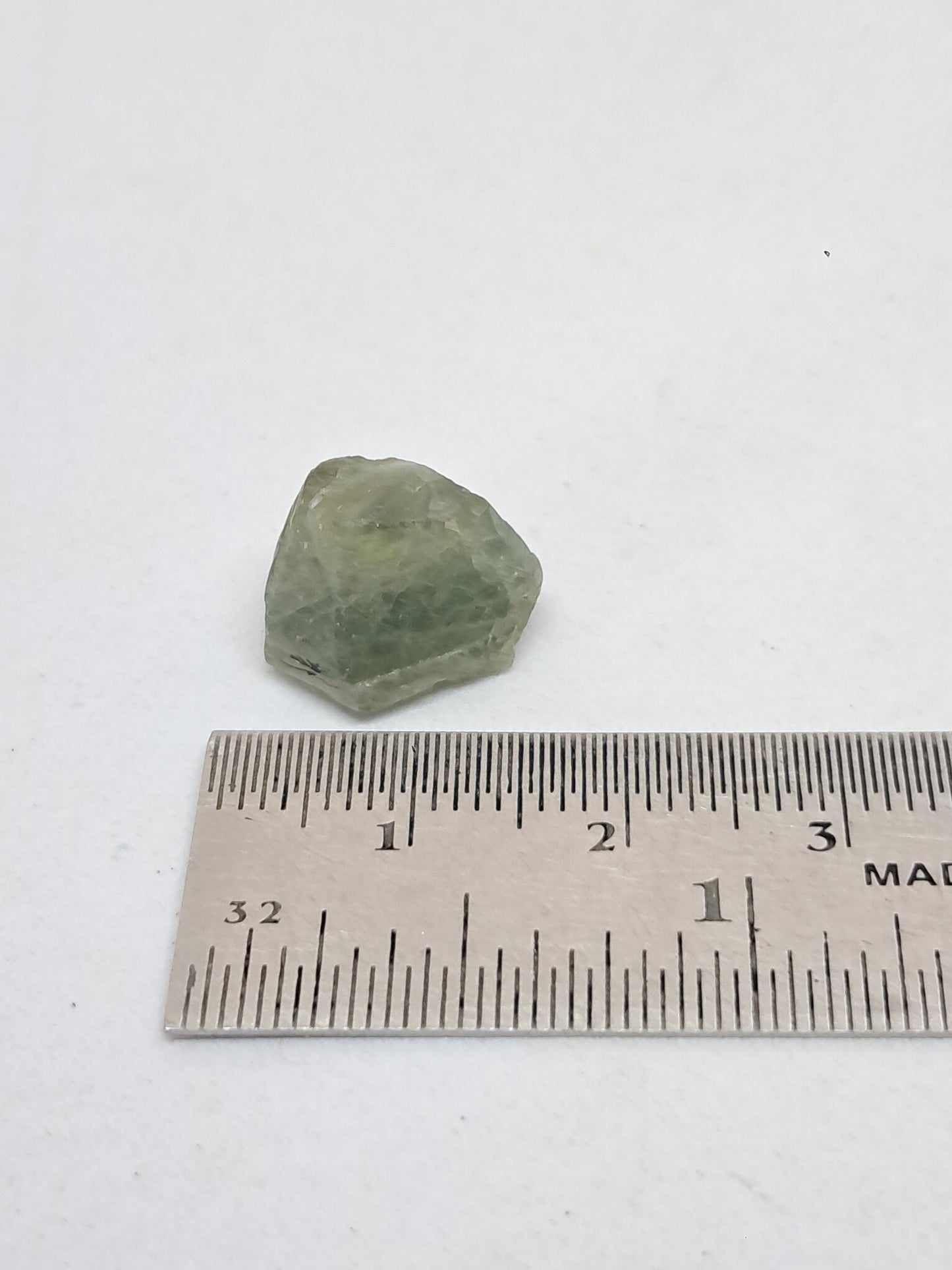 Natural Greenish-Blue *Teal* Sapphire Crystal (Karur) Rough Stone | Mineral Specimen #SP34