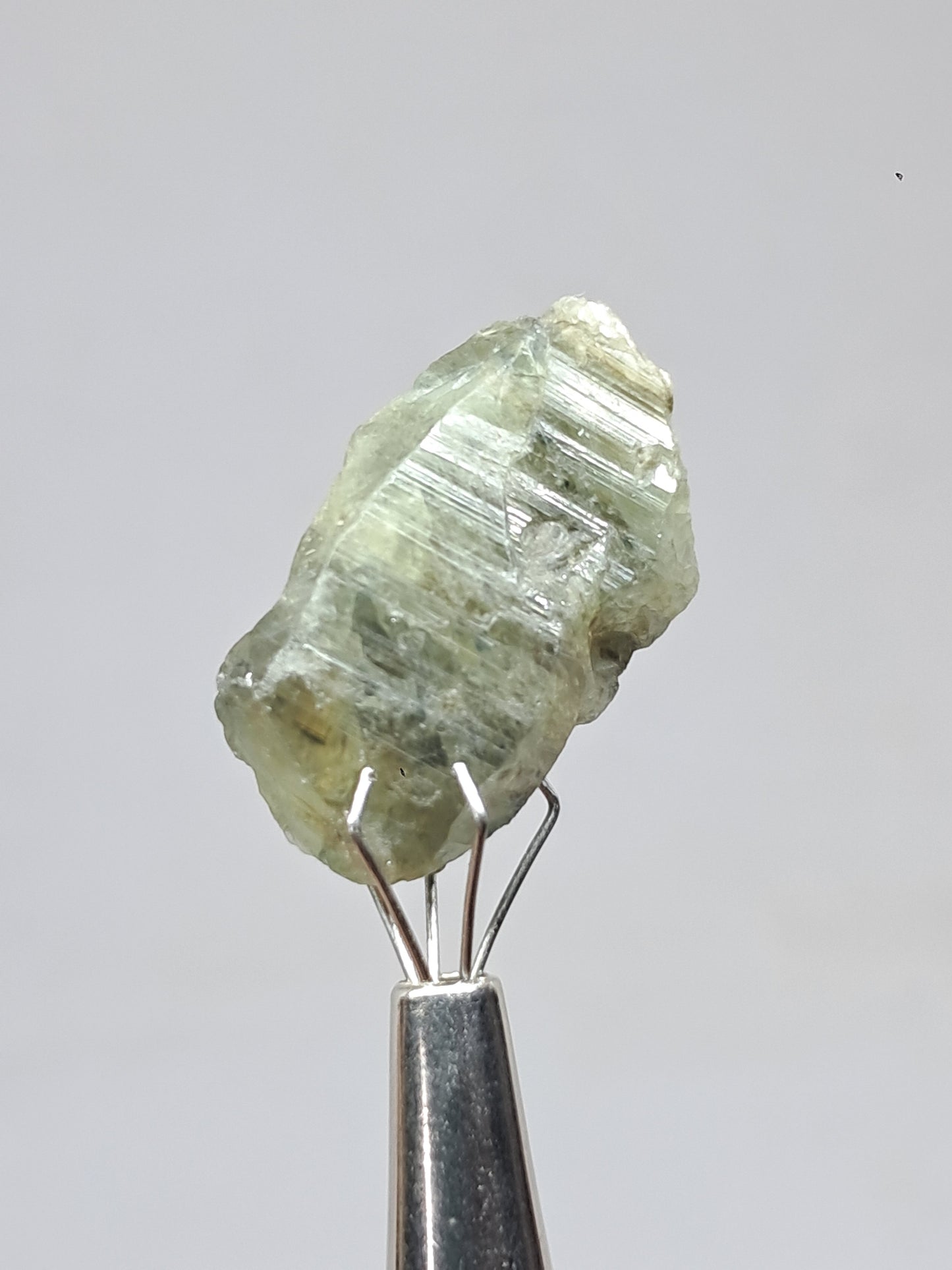 Natural Teal Green Sapphire Crystal (Karur) Rough Stone | Mineral Specimen #SP38