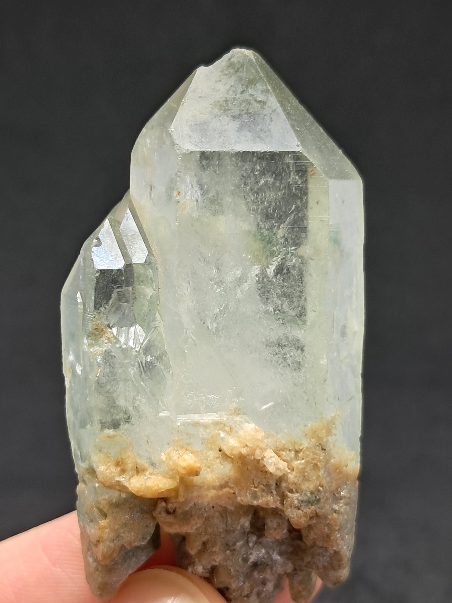 Chlorite Quartz Self-Healed Point (Himachal Pradesh) Rough Stone | Twinned Natural Crystal | Mineral Specimen | Chamanic Garden #CQ3