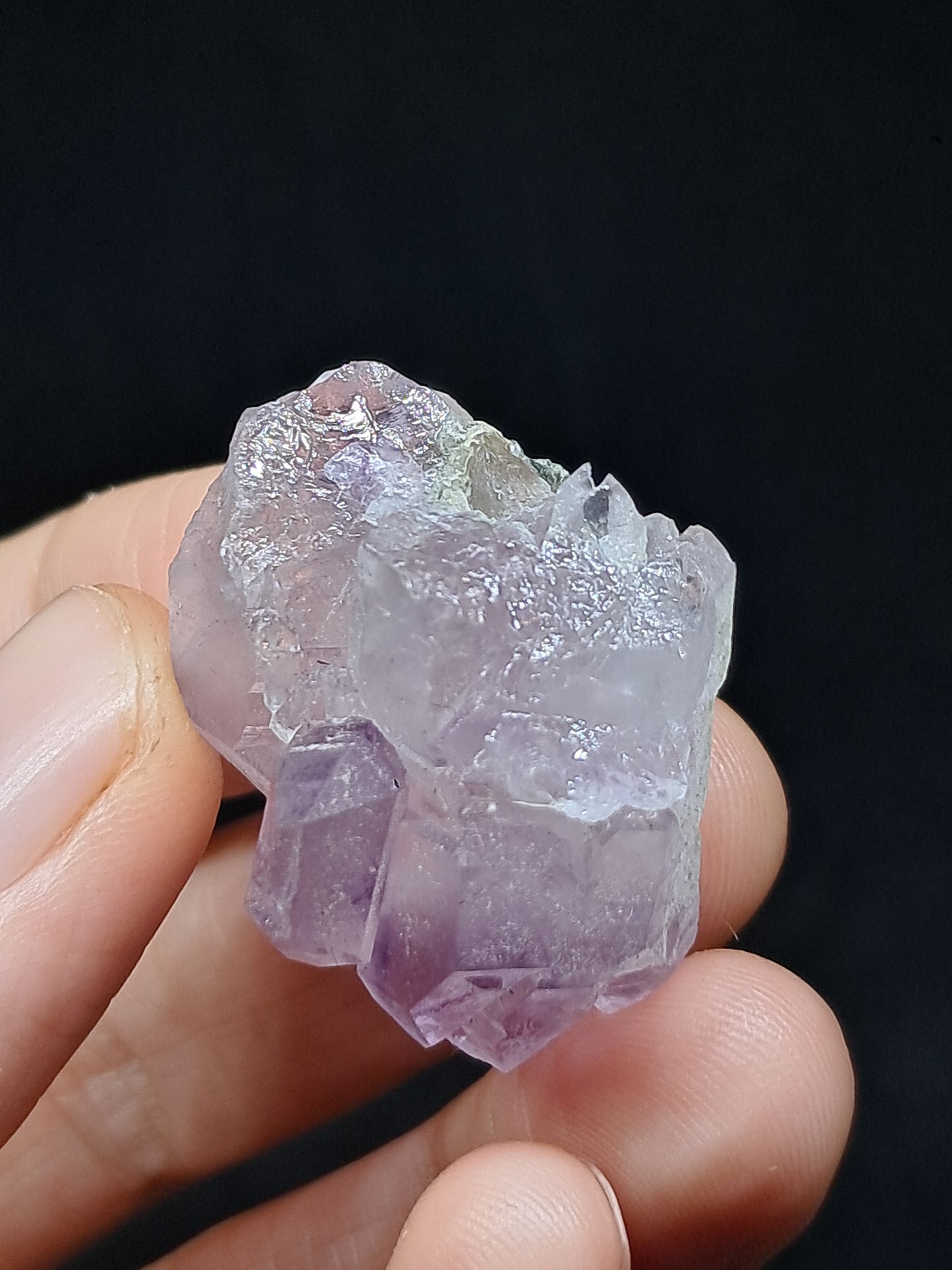 Amatista en racimo (Karur) | Cristal en bruto | Piedra natural | Ejemplar mineral n.° KA126