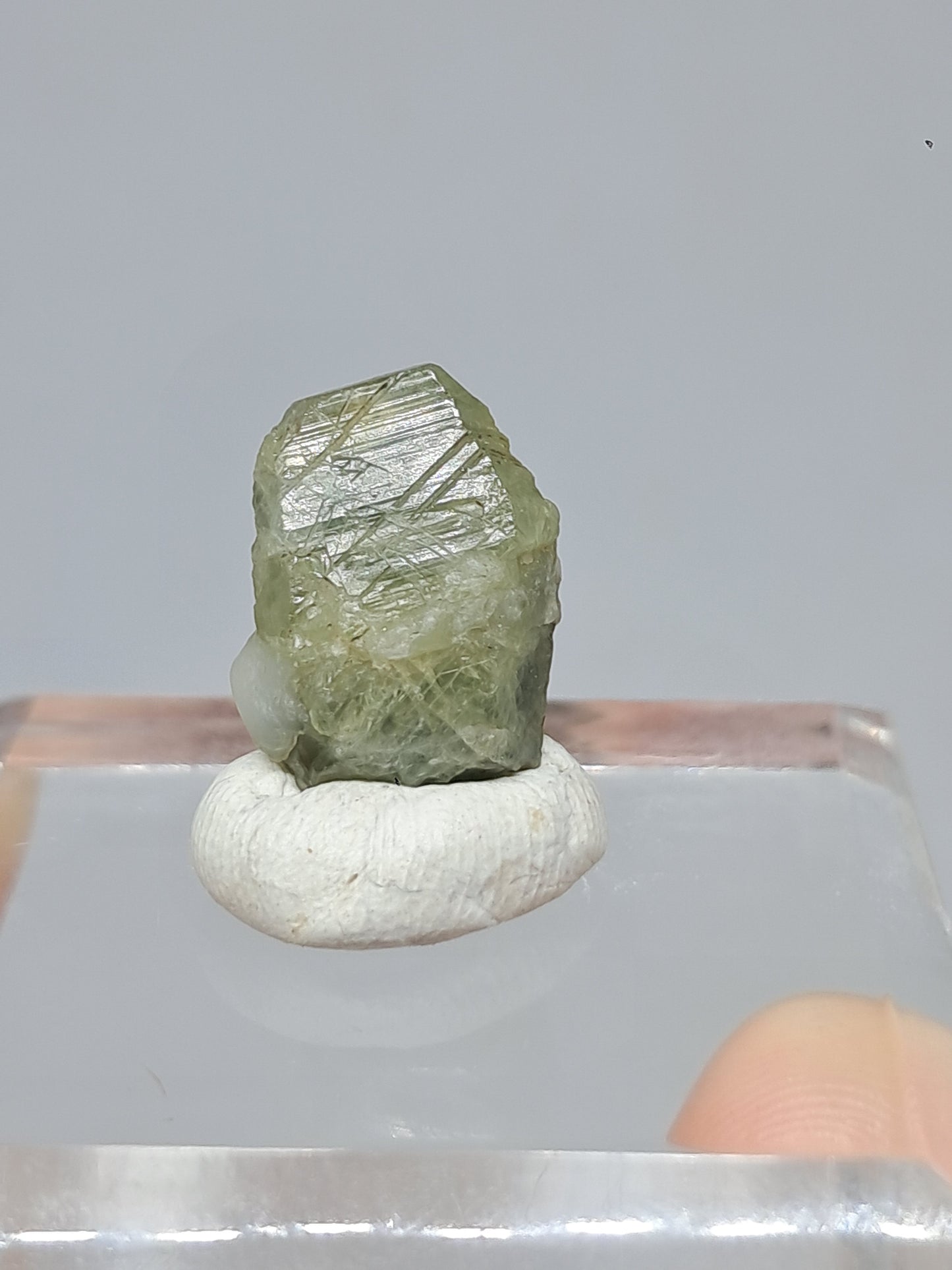 Natural Greenish-Blue *Teal* Sapphire Crystal (Karur) Rough Stone | Mineral Specimen #SP27