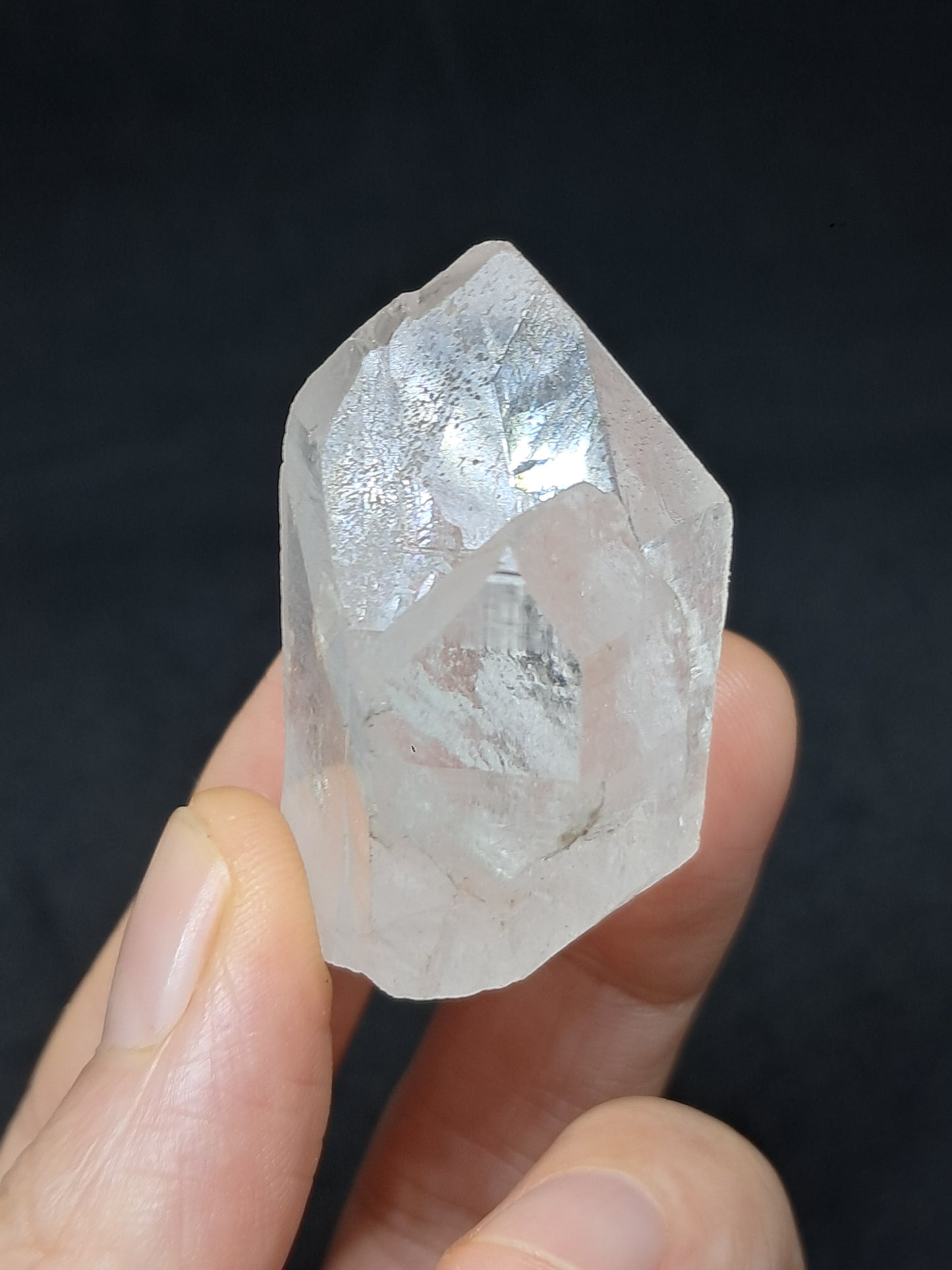 Himalayan Quartz Twin Crystal Point | Natural Etched Crystal | Rough Stone | Mineral Specimen #CH45