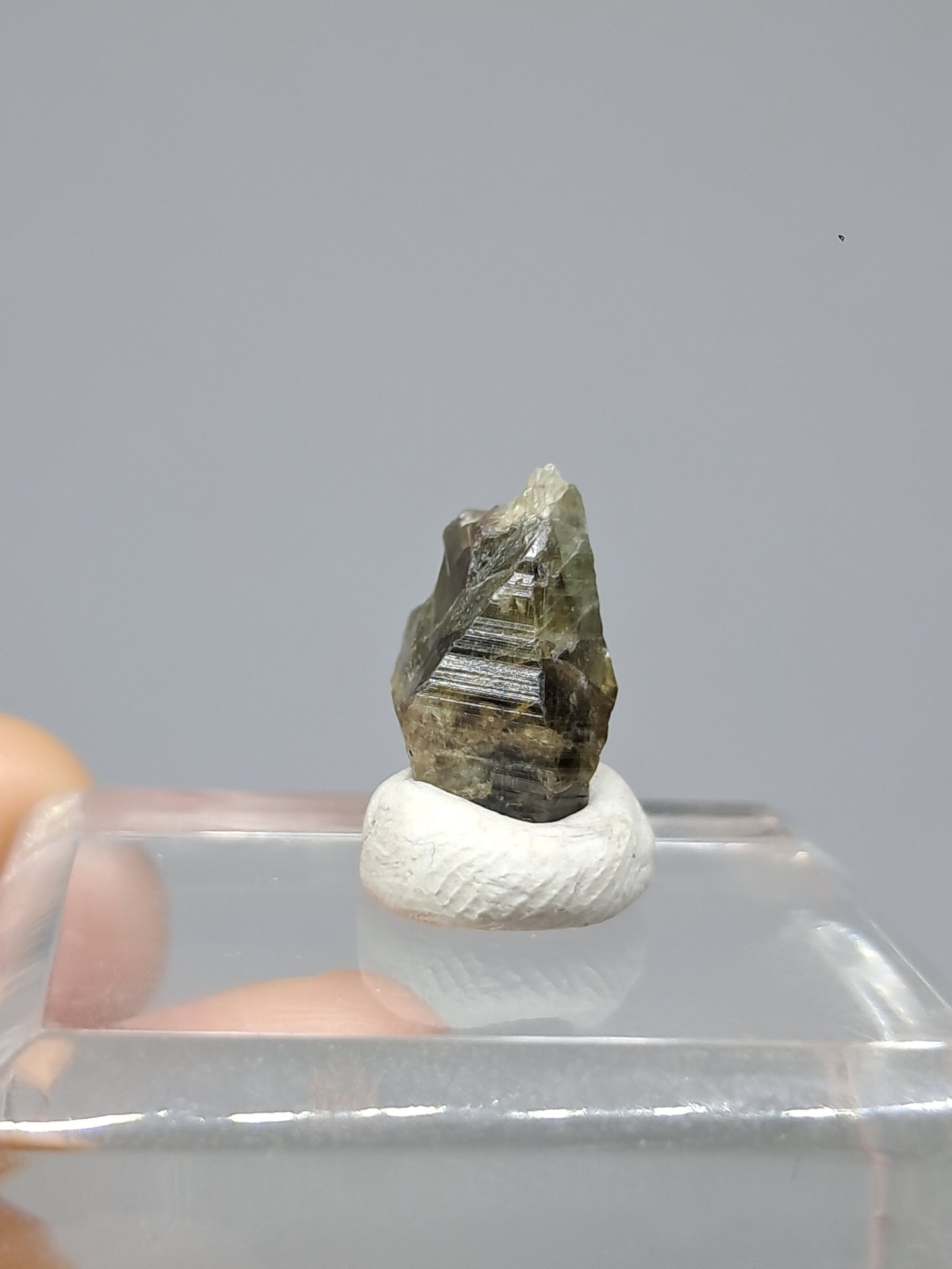 Natural Green Sapphire Crystal (Karur) Rough Stone | Mineral Specimen #SP30
