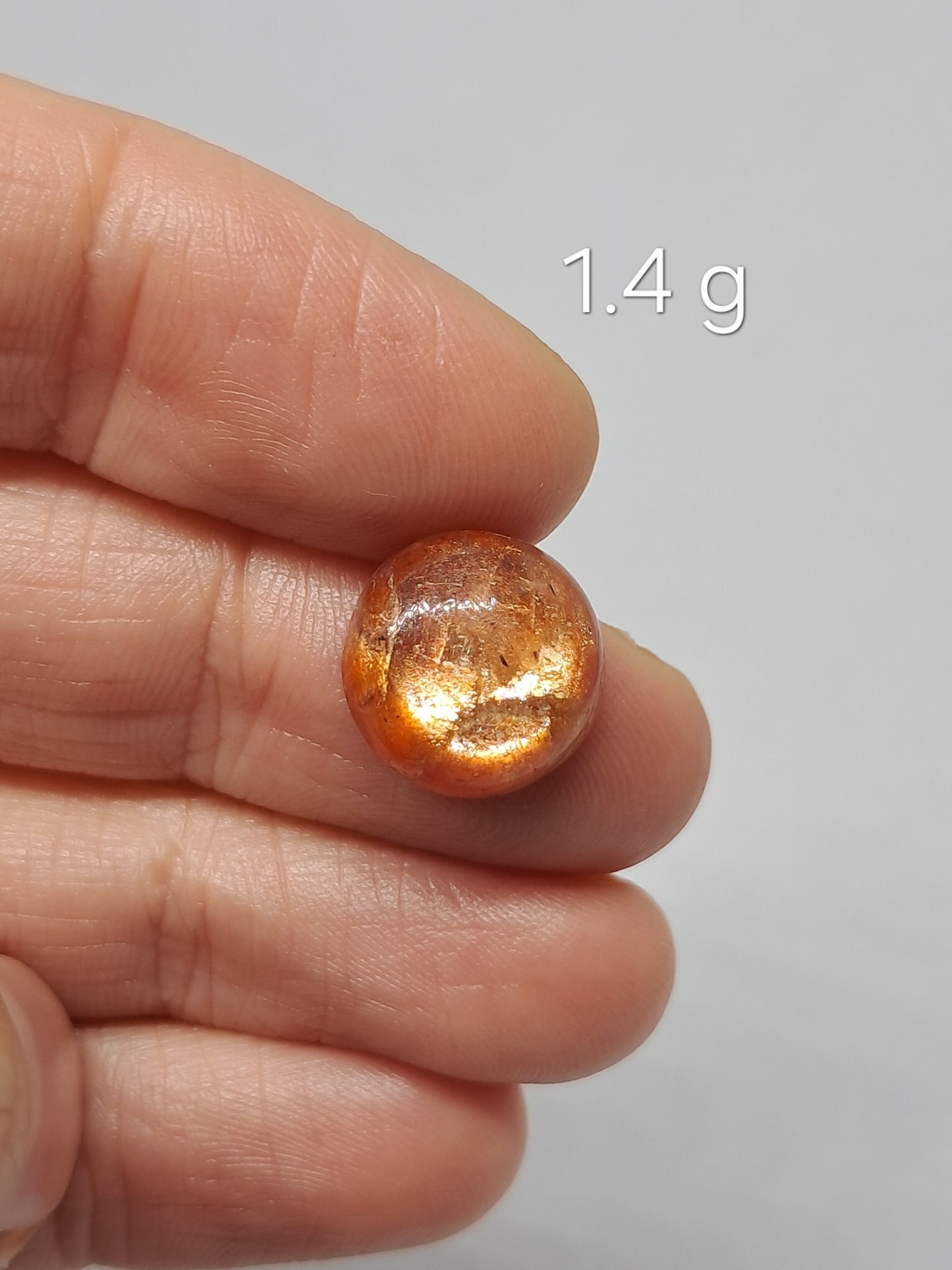High Grade Sunstone Cabochons (Tamil Nadu) Polished Stones | Natural Crystal #PQ15