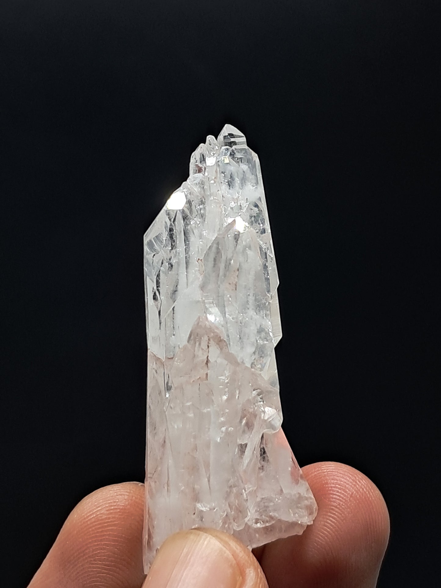 Cúmulo de Cuarzo Faden Claro (Santander, Colombia) Punta Natural | Ejemplar Mineral #COQ13