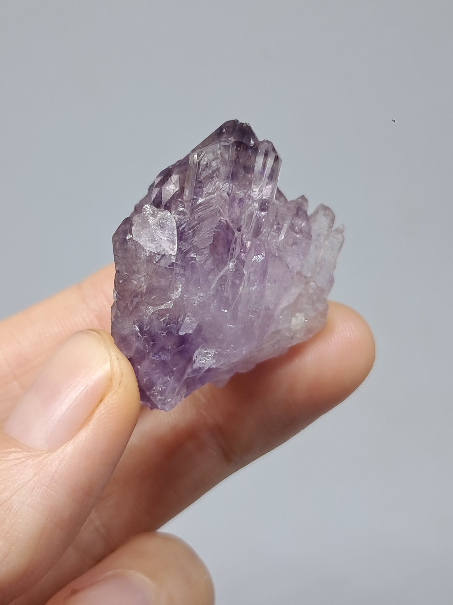 Amatista en racimo (Karur) | Cristal en bruto | Piedra natural | Ejemplar mineral n.° KA121