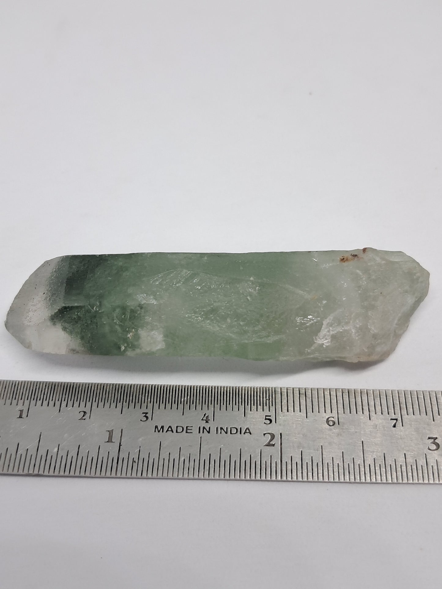 Chlorite Phantom Quartz Point (Himachal Pradesh) Rough Stone | Natural Crystal | Mineral Specimen #CQ4