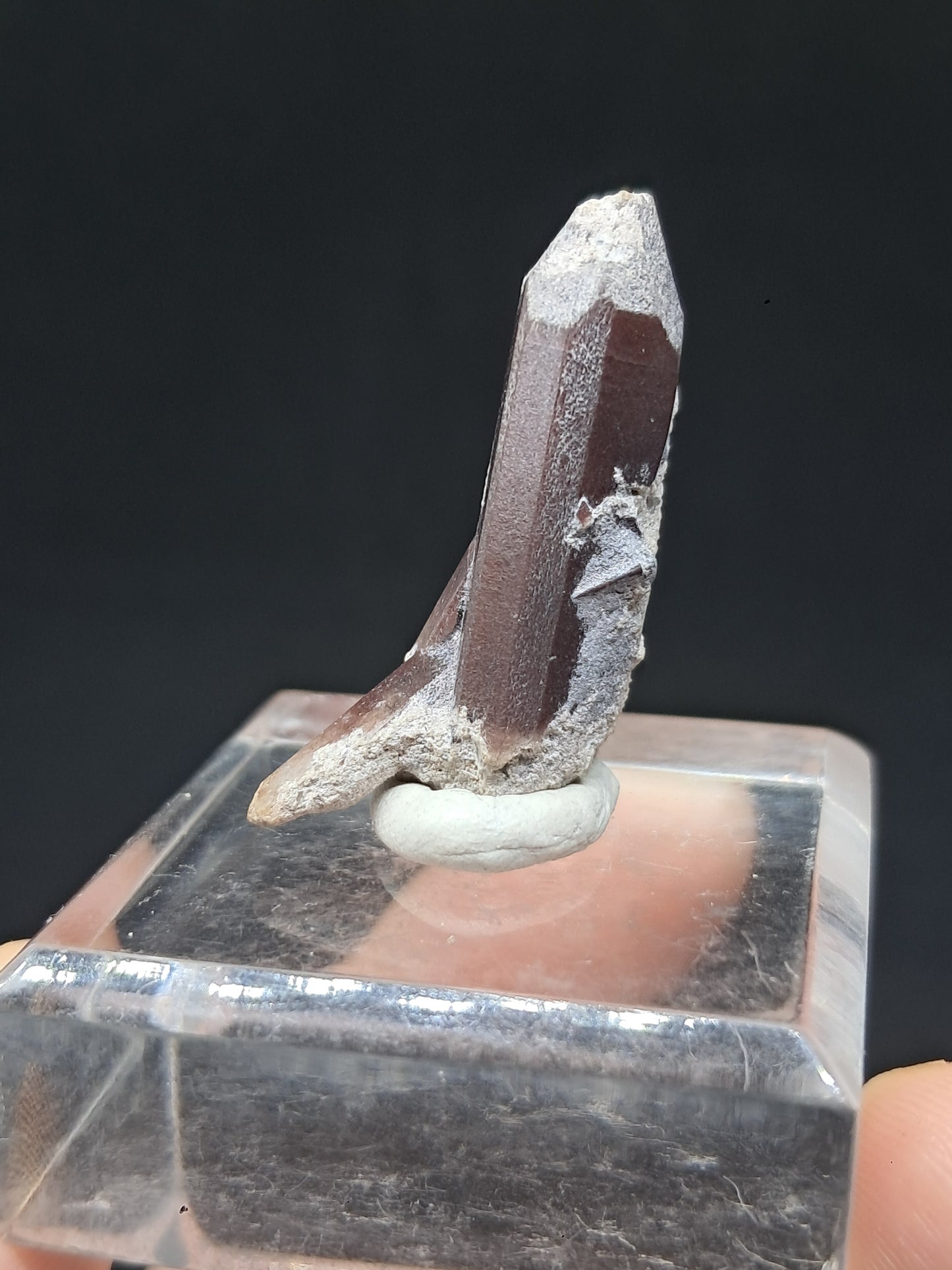 Cristal de topacio natural (México), piedra preciosa rara | Ejemplar mineral n.° TPZ19