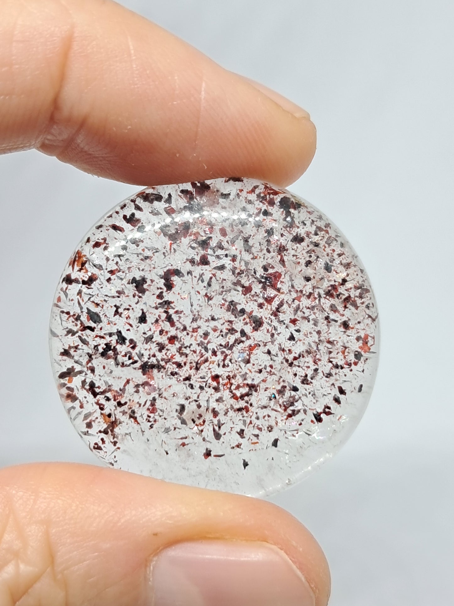 Lepidocrosite Quartz Cabochon #PQ8