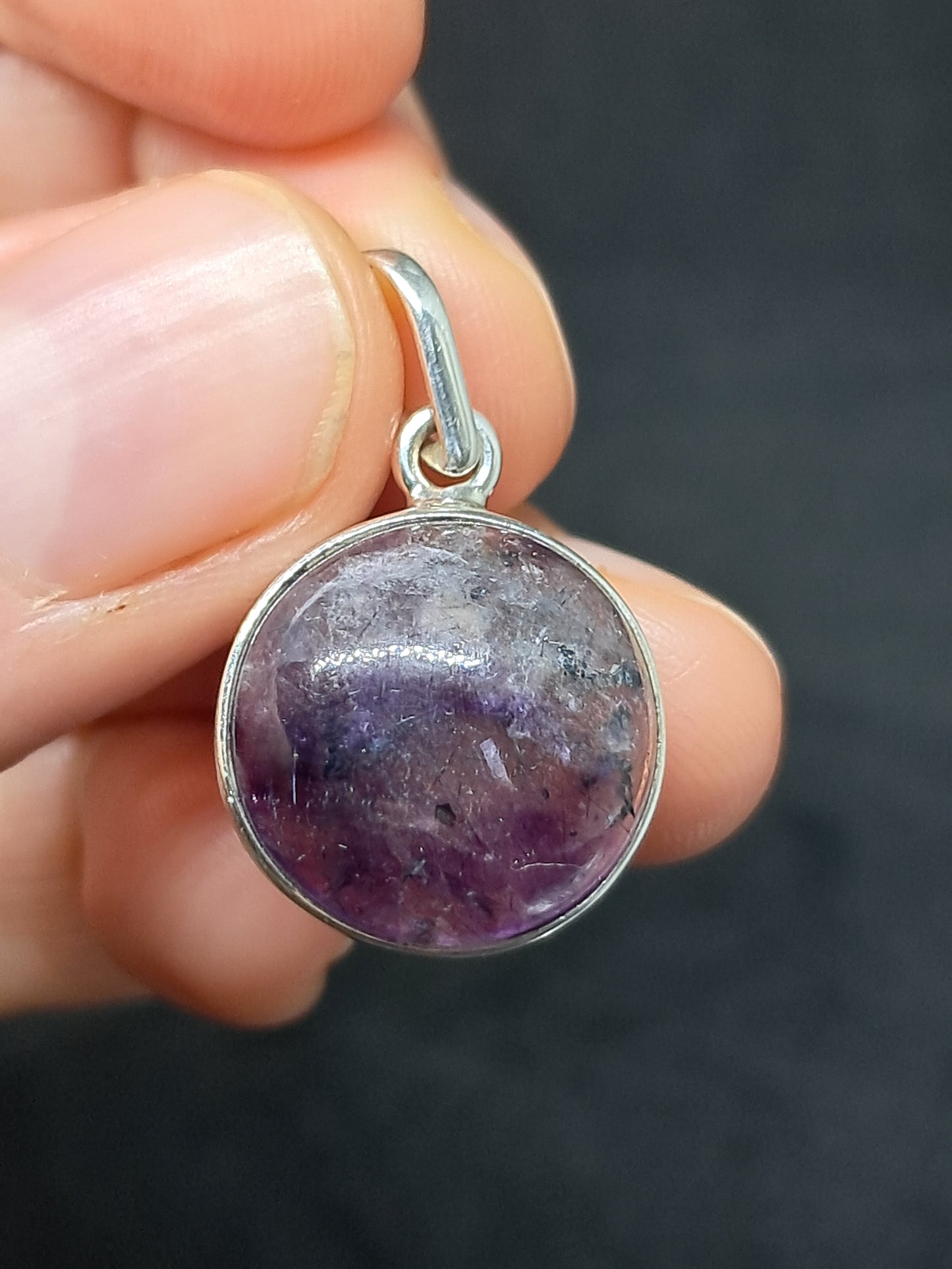 Amethyst Super Seven Silver Pendant | Jewelry | Necklace