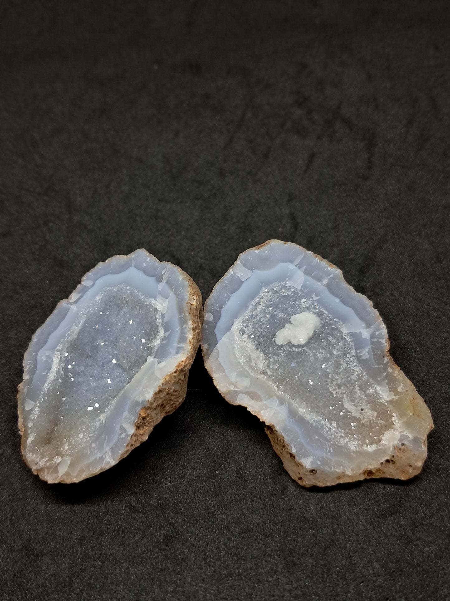 Quartz w/ Calcite Geode (Ajanta) Rough Stone | Natural Crystal #GD14
