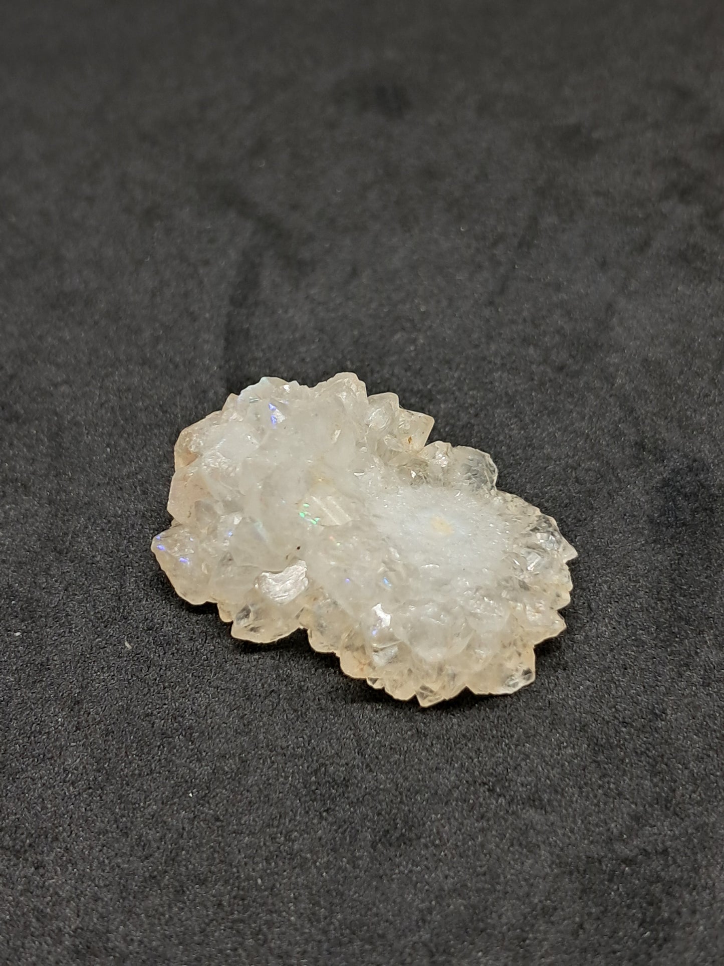 Iris Quartz Stalactite (Anandalite) *high iridiscence* (Non-precious stone) #AQ21