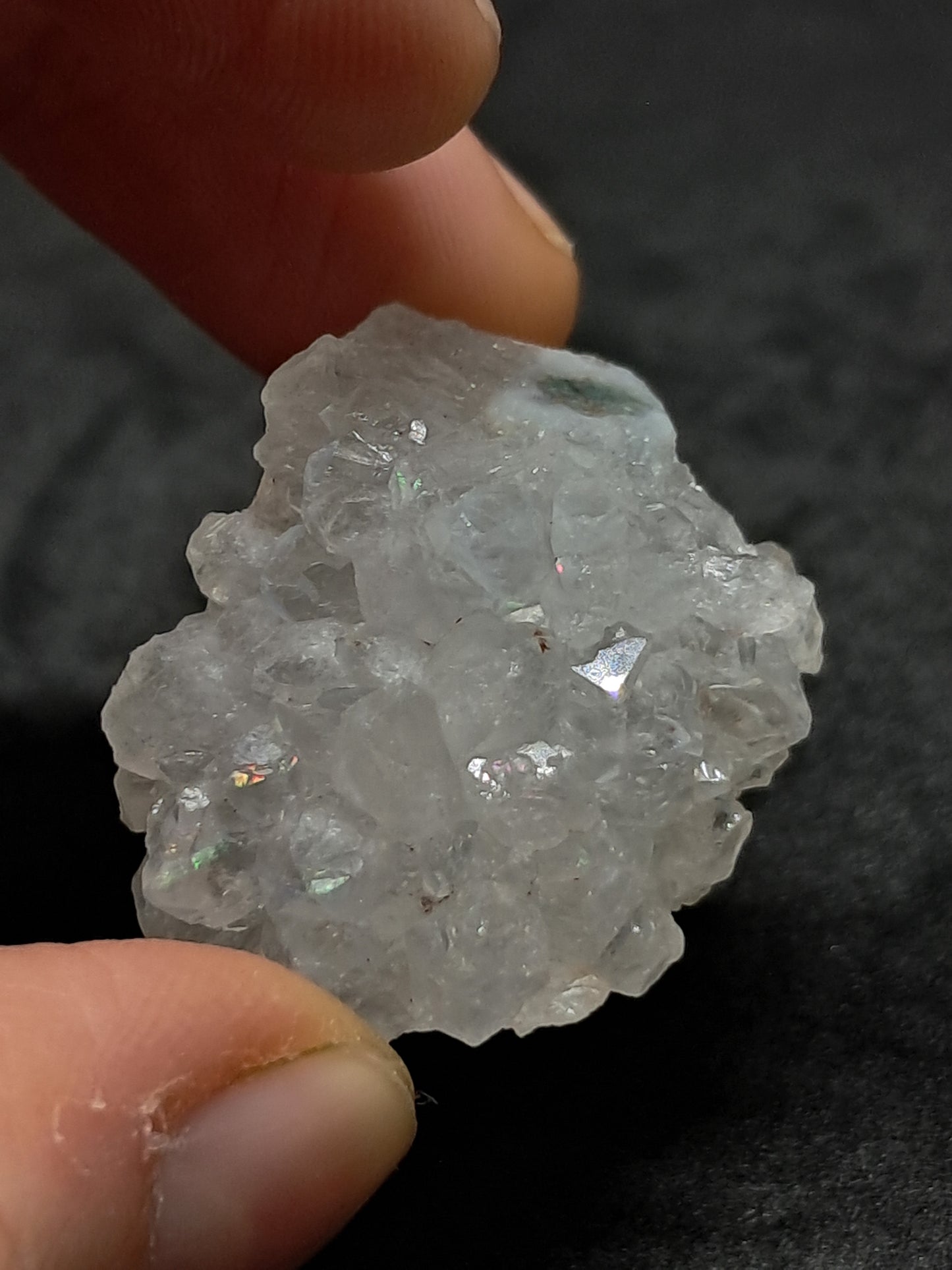 Iris Quartz Stalactite (Anandalite) (Non-precious stone) #AQ26