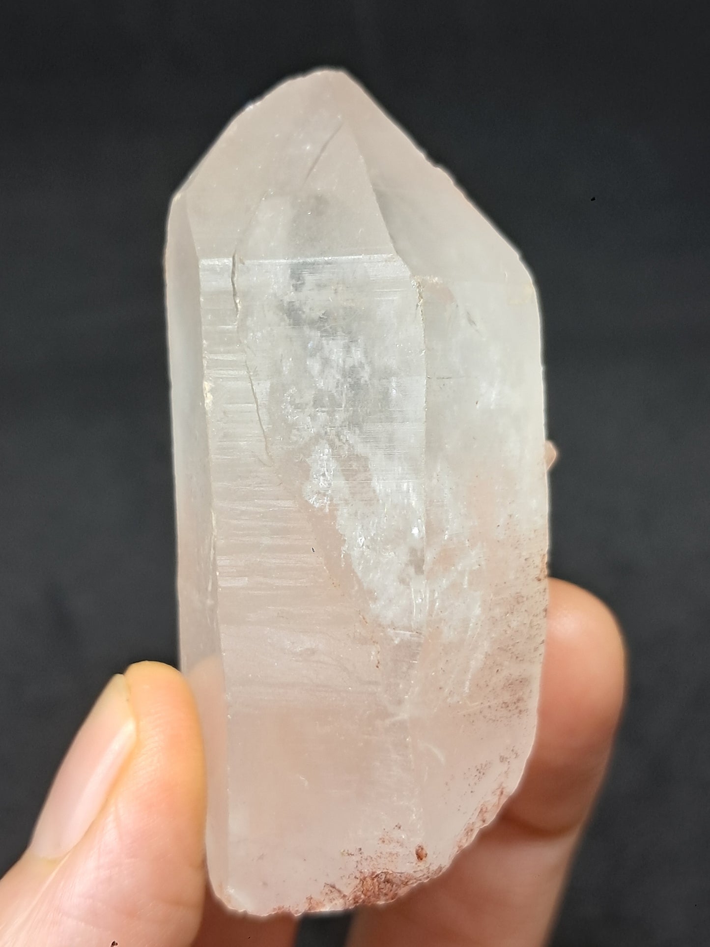 Quartz Self-healed Crystal Point (Himachal Pradesh) | Rare Formation #CH44