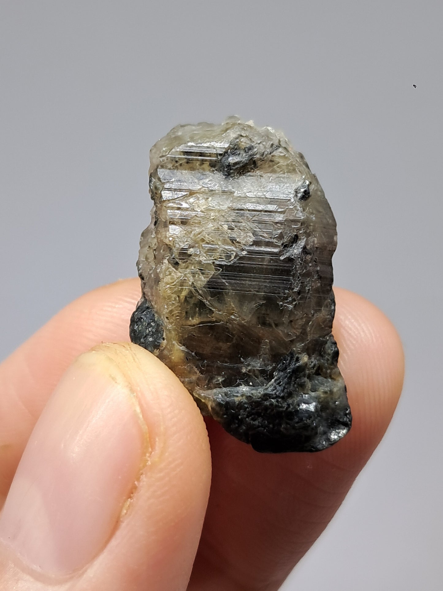 Natural Green Sapphire Crystal (Karur) Rough Stone | Mineral Specimen #SP31