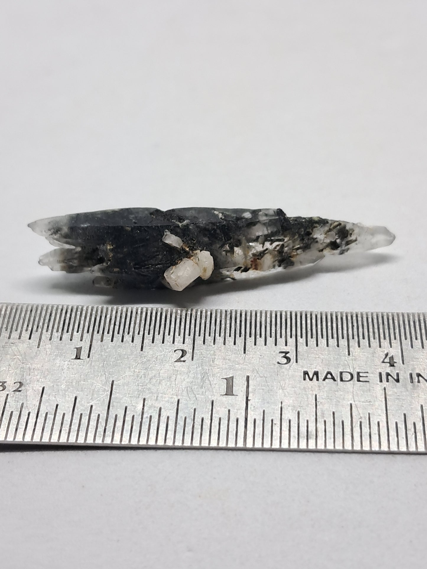 Tourmalinated Quartz Biterminated Crystal (Non-precious stone) #TQ24