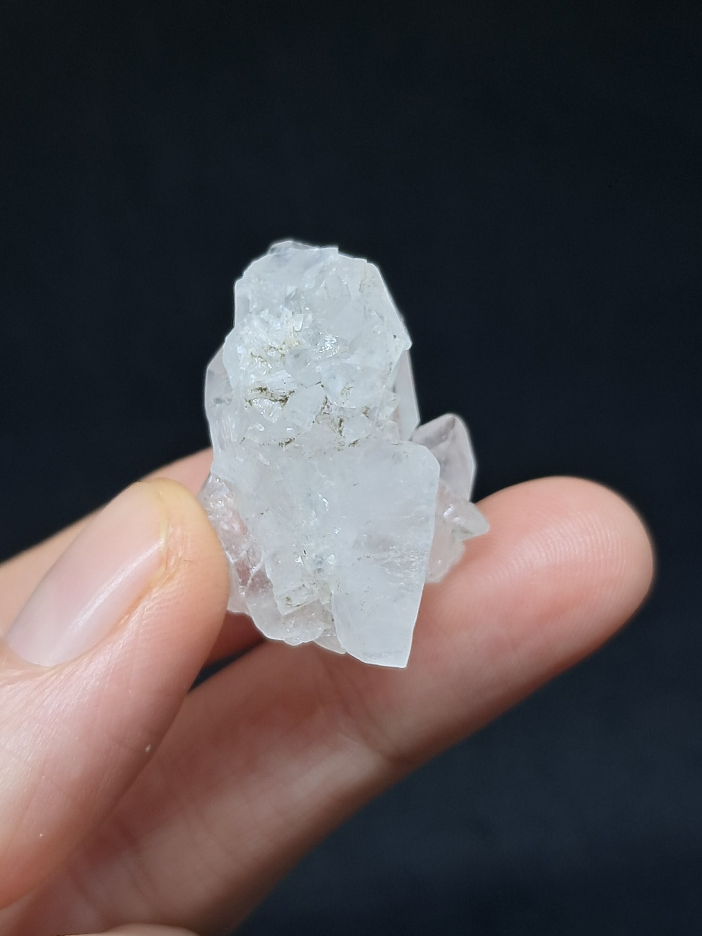 Clear Apophyllite Cluster (Ajanta) Natural Crystal | Mineral Specimen #AP52