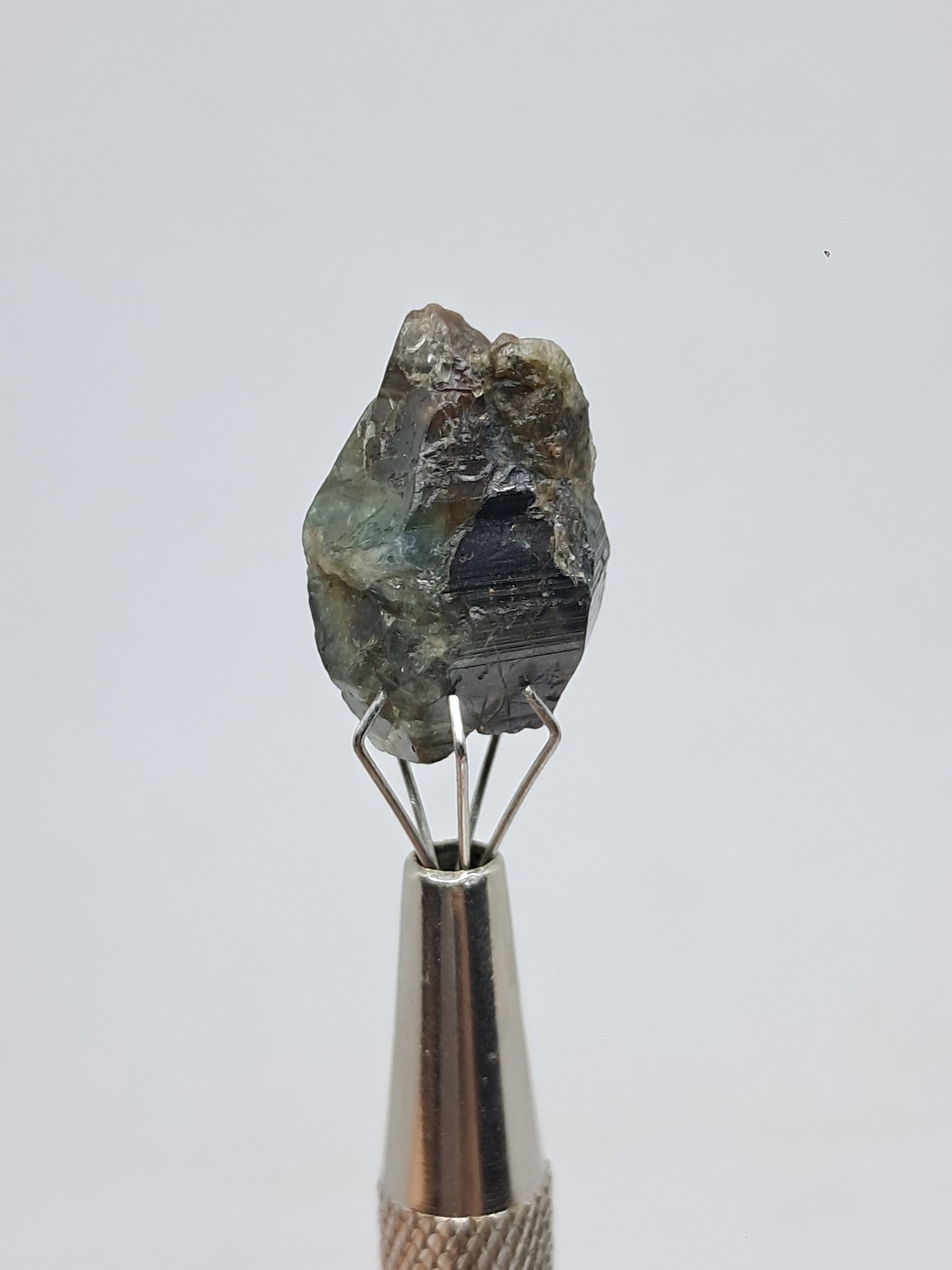 Natural Greenish-Blue *Teal* Sapphire Crystal (Karur) Rough Stone | Mineral Specimen #SP20