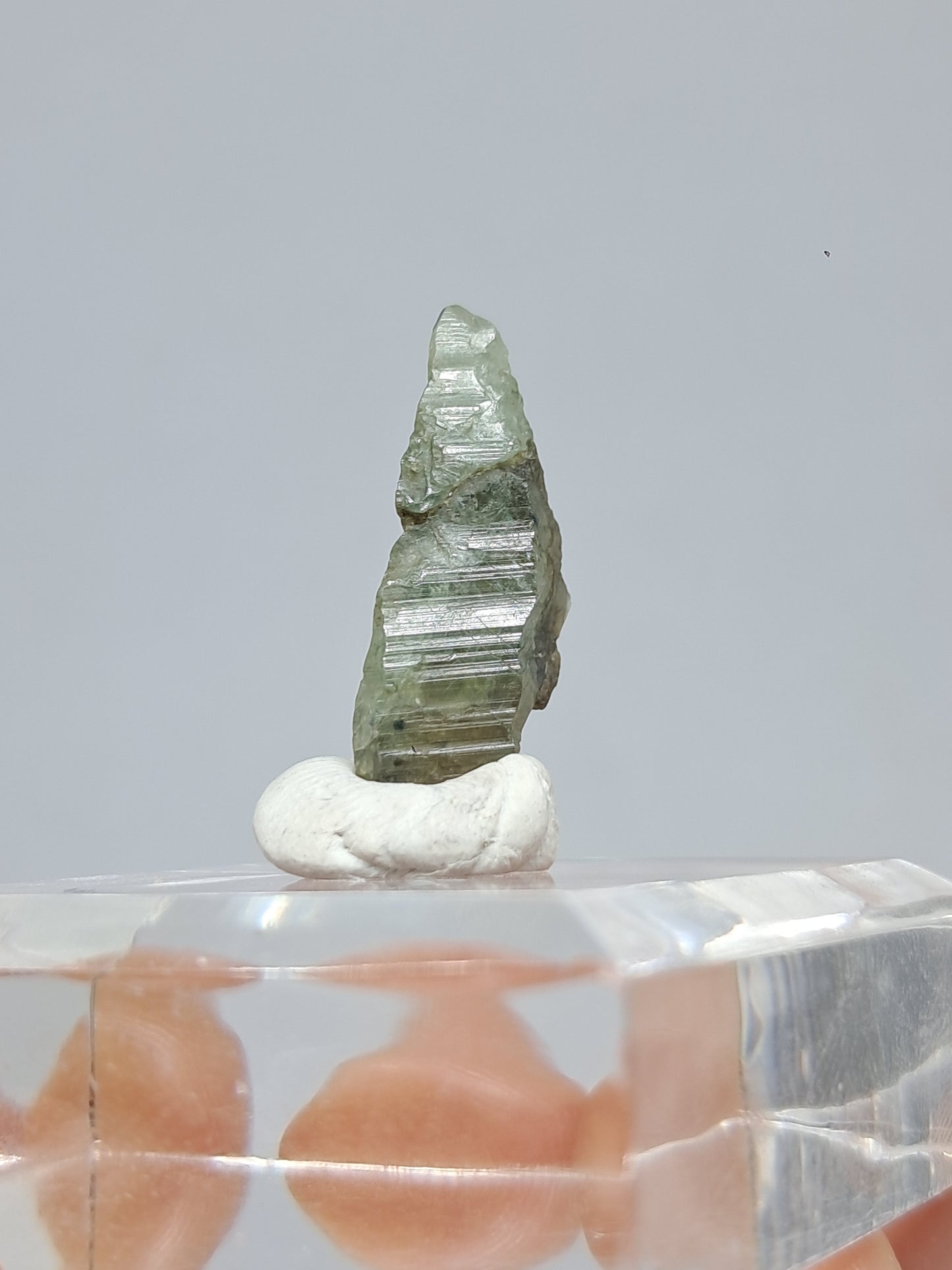 Natural Greenish-Blue *Teal* Sapphire Crystal (Karur) Rough Stone | Mineral Specimen #SP29