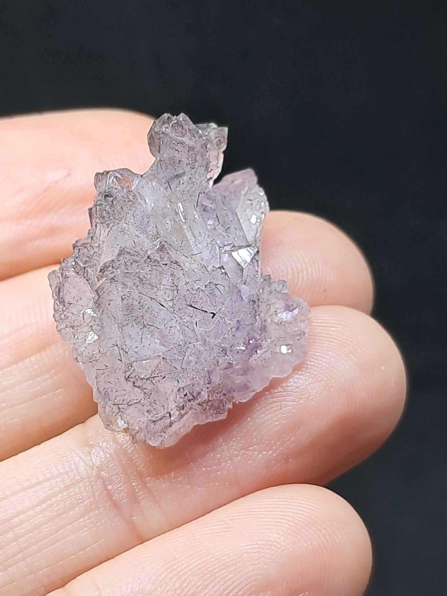 Amatista Elestial Super Seven (Karur) | Cristal en bruto | Piedra natural | Ejemplar mineral n.° KA110