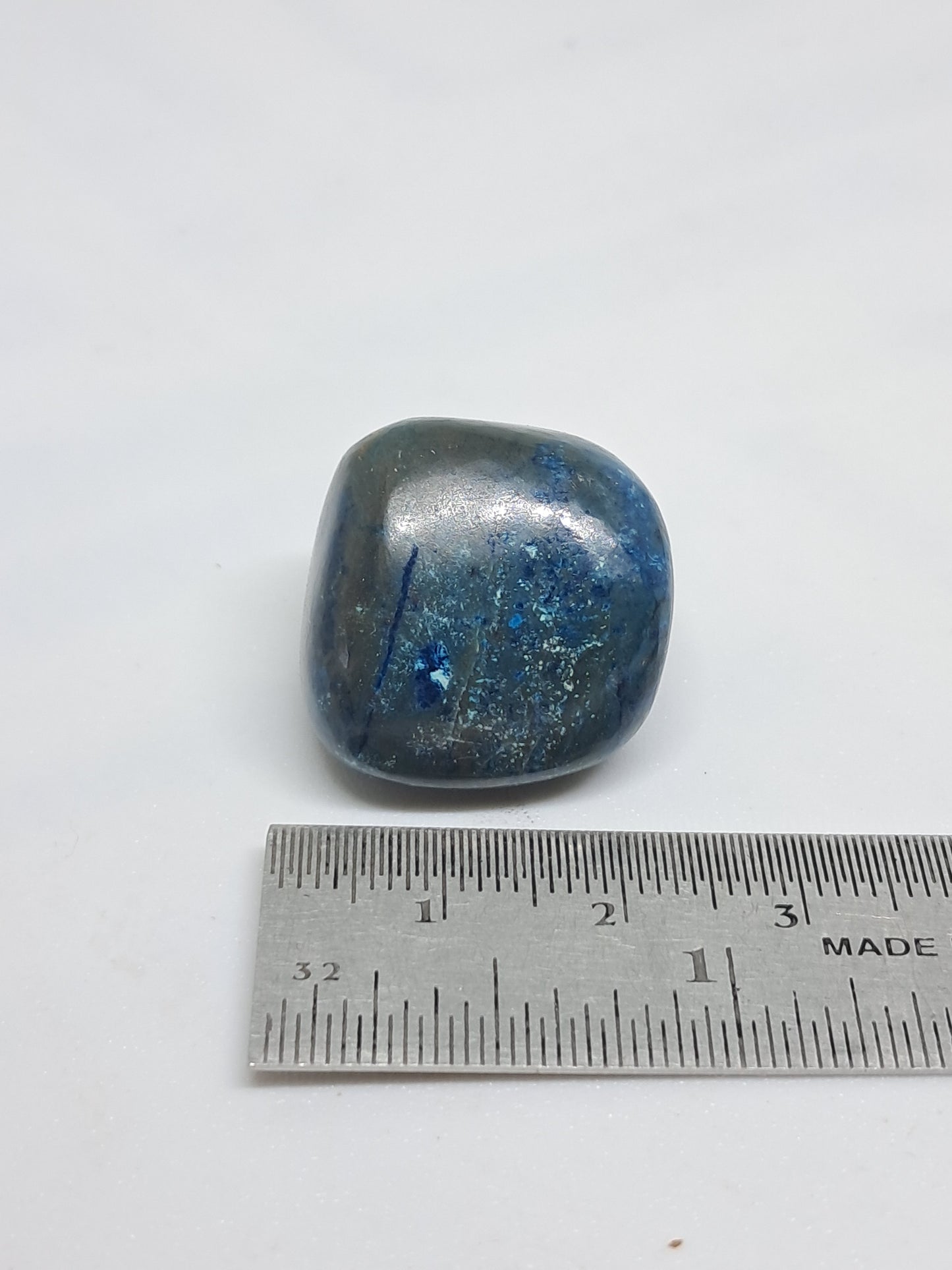 Chrysocolla w/ Azurite, Shattuckite Tumbled | Polished Natural Stone #CM15